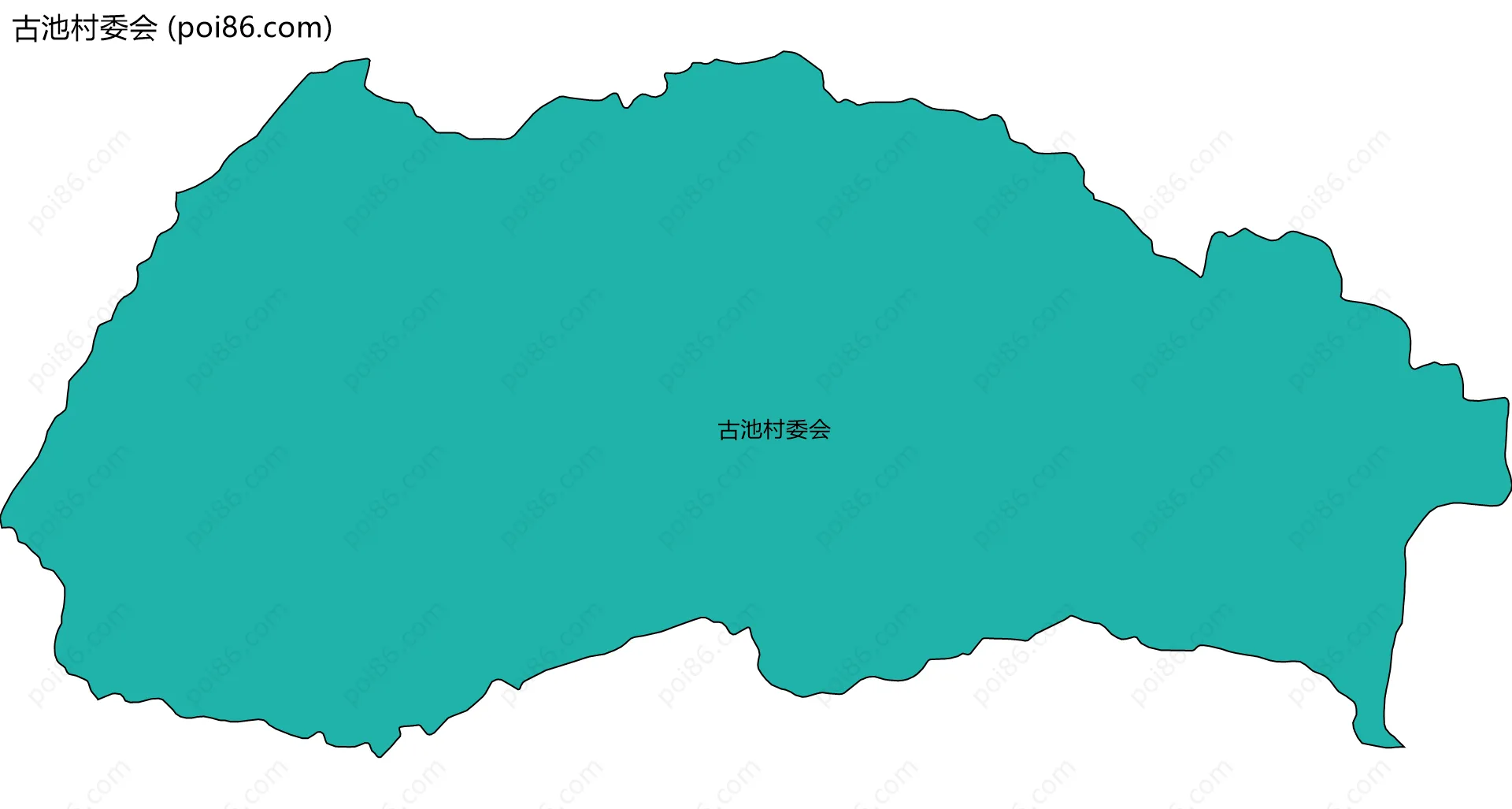 古池村委会边界地图