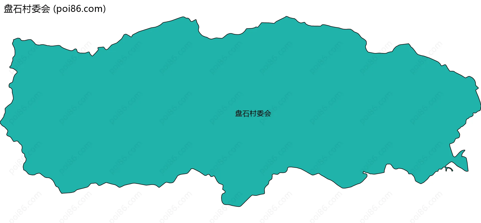 盘石村委会边界地图