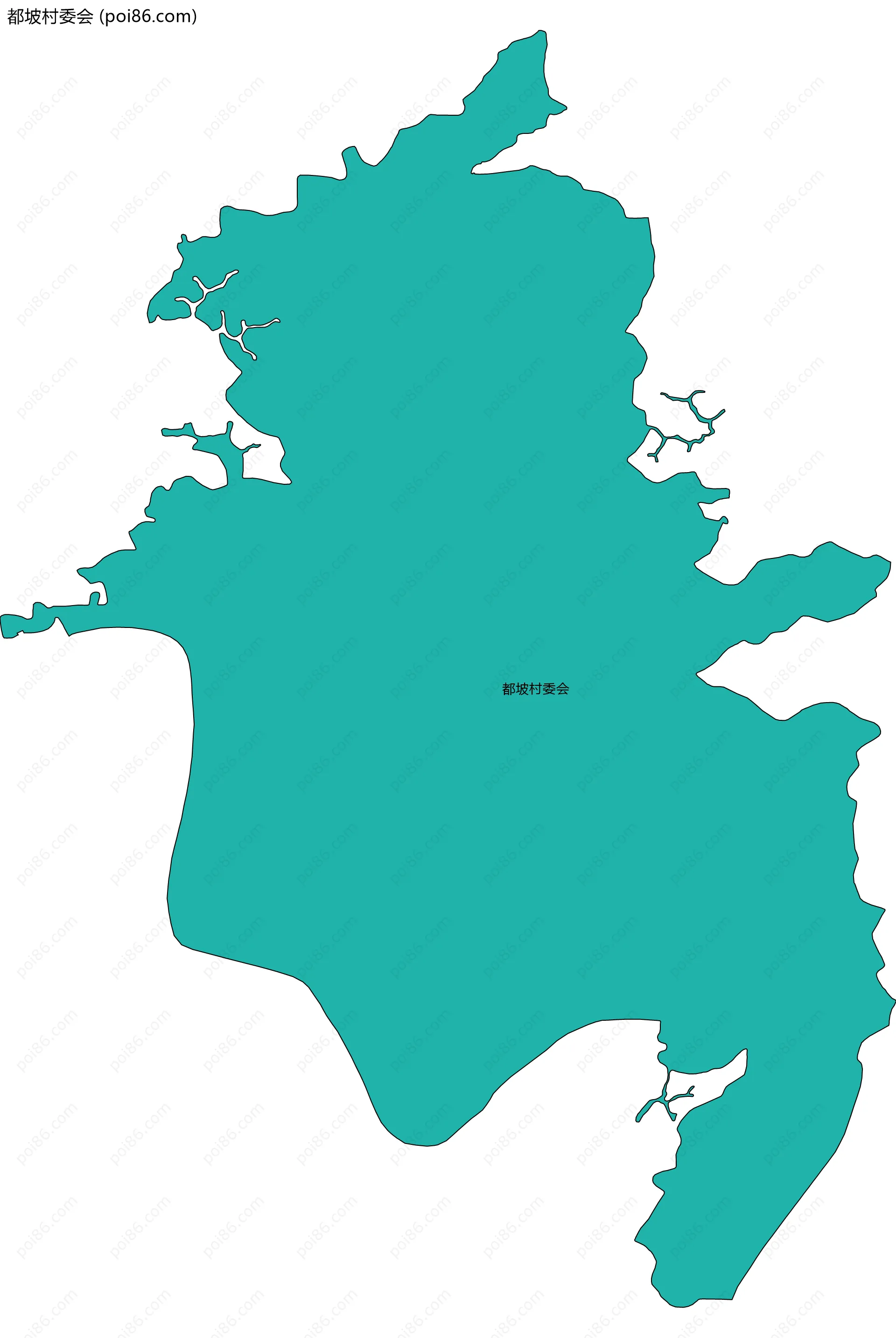 都坡村委会边界地图