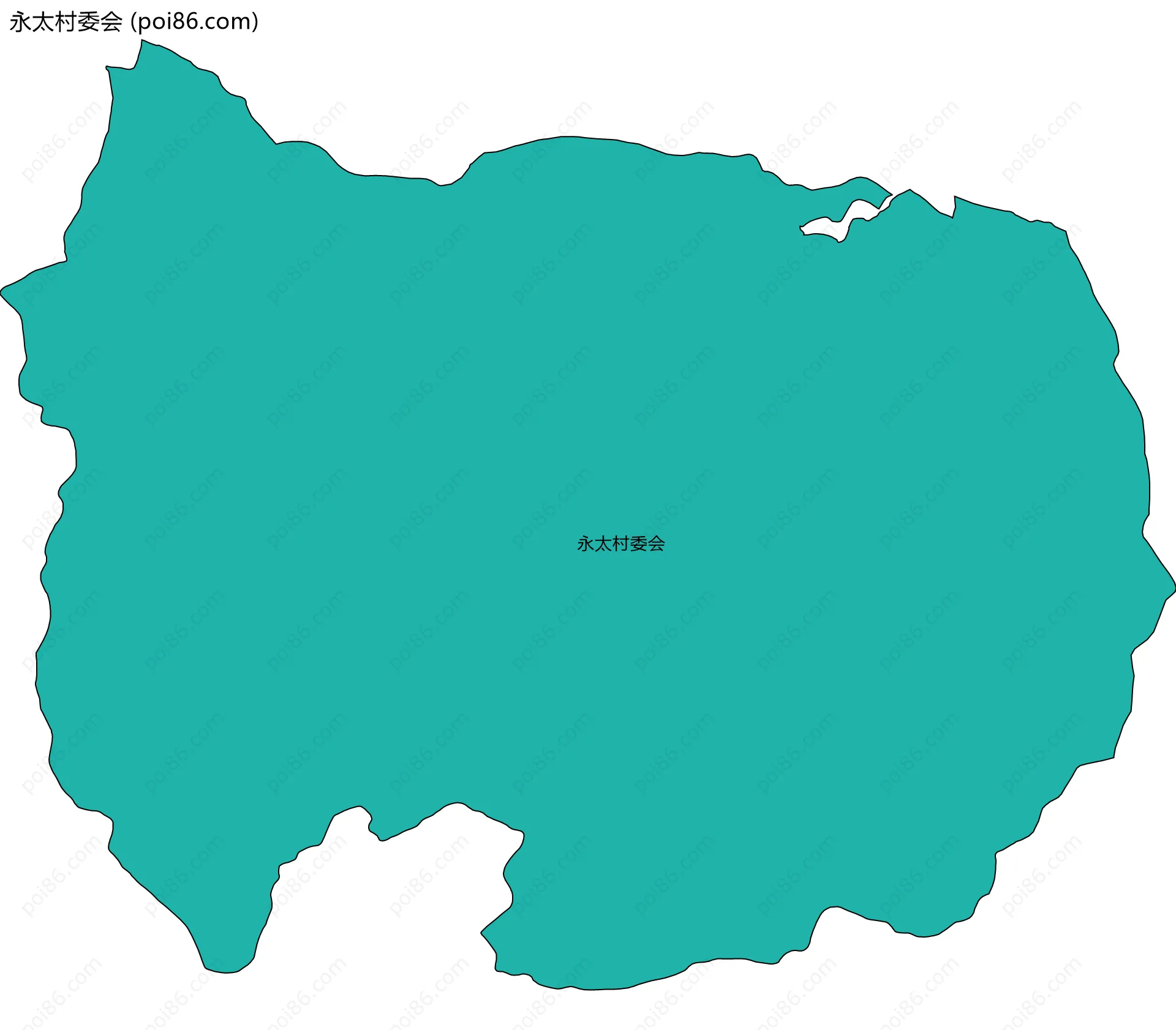 永太村委会边界地图