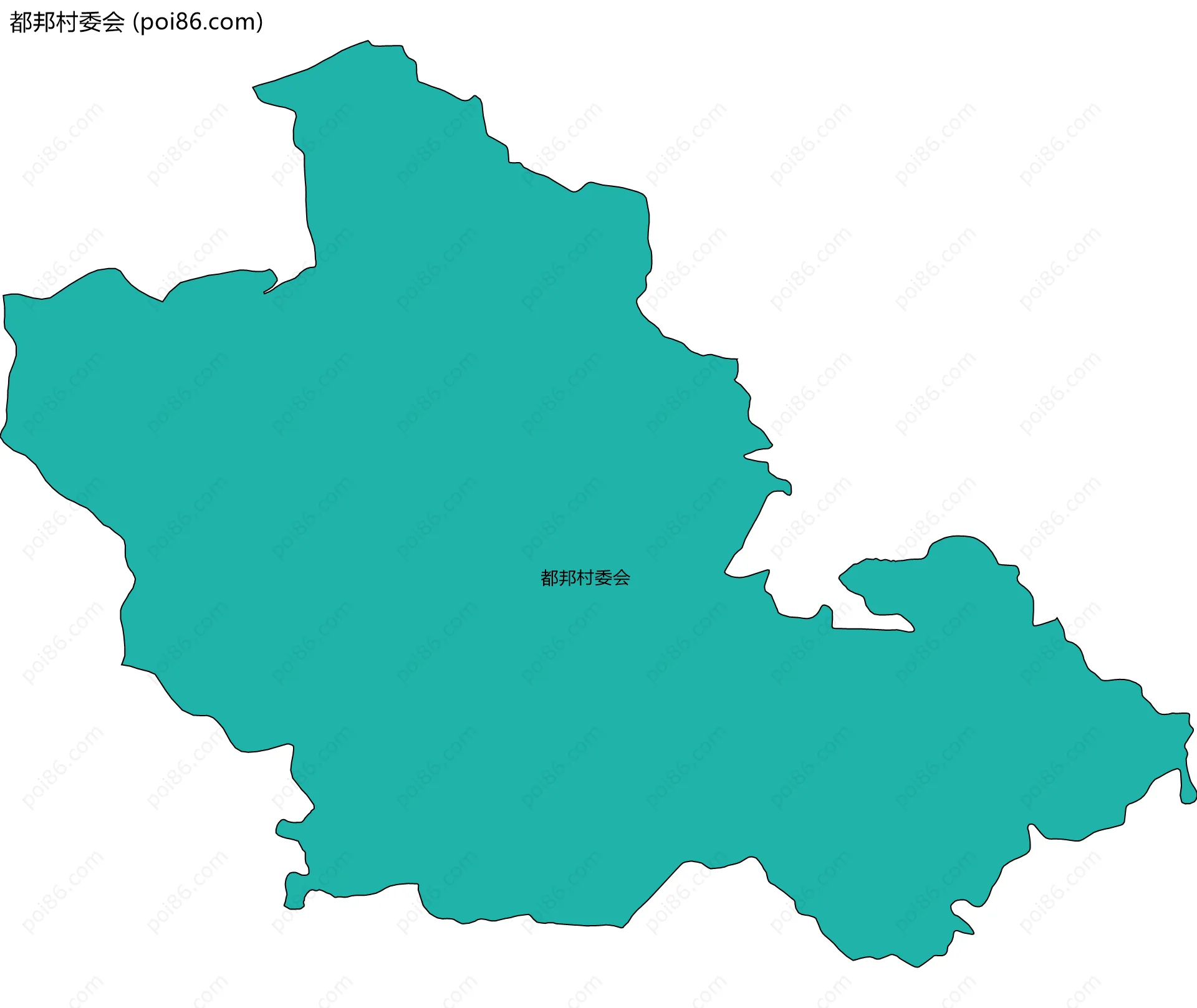 都邦村委会边界地图