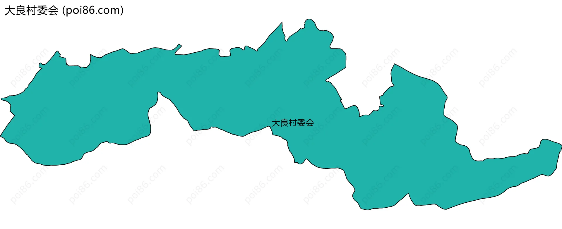 大良村委会边界地图