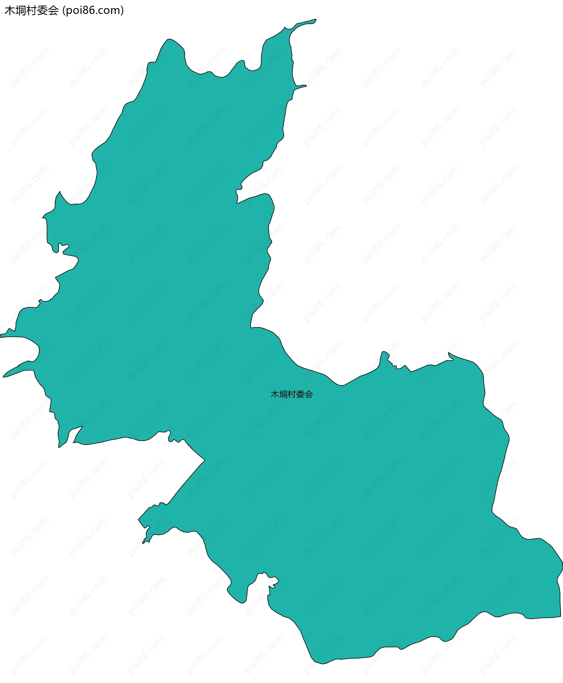 木垌村委会边界地图