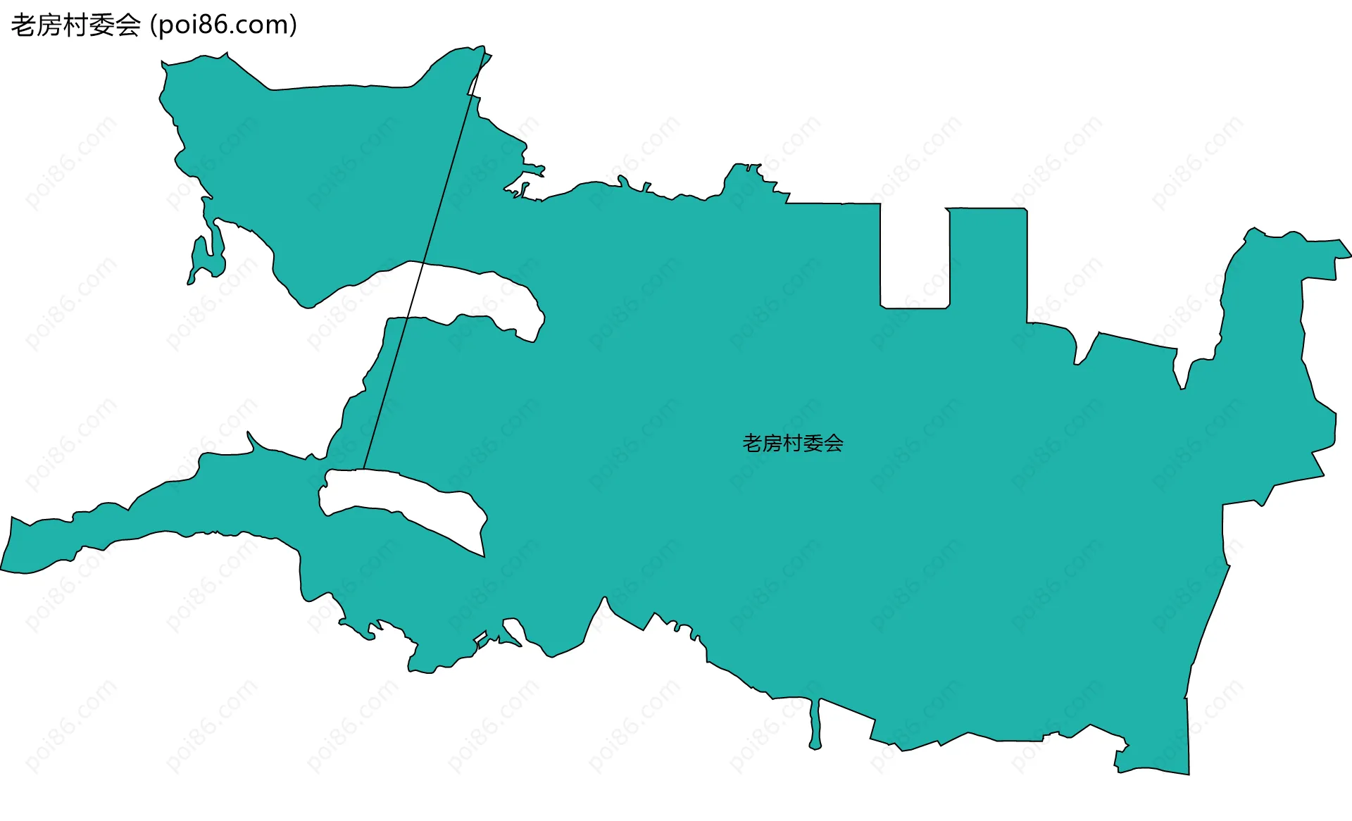 老房村委会边界地图