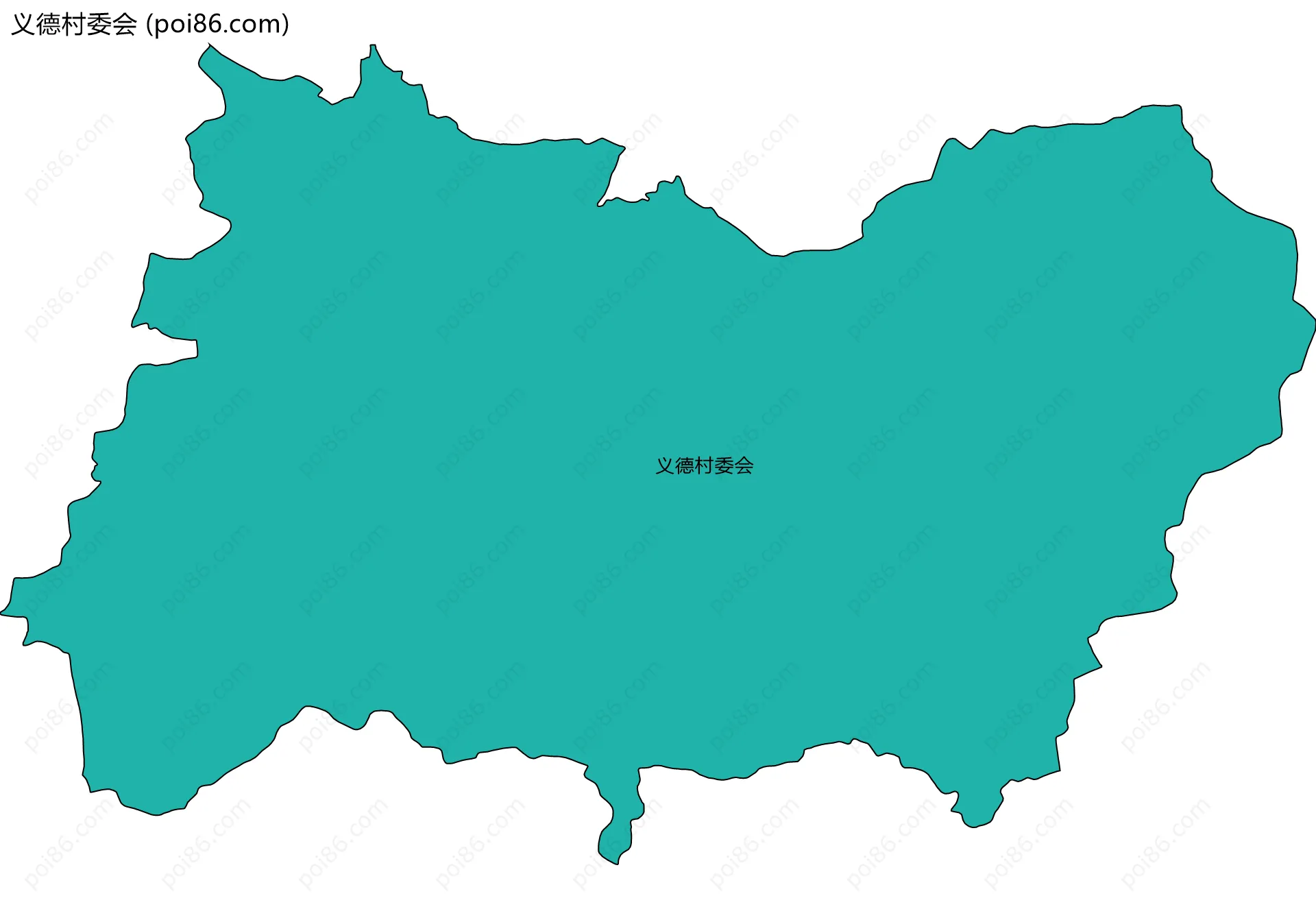 义德村委会边界地图