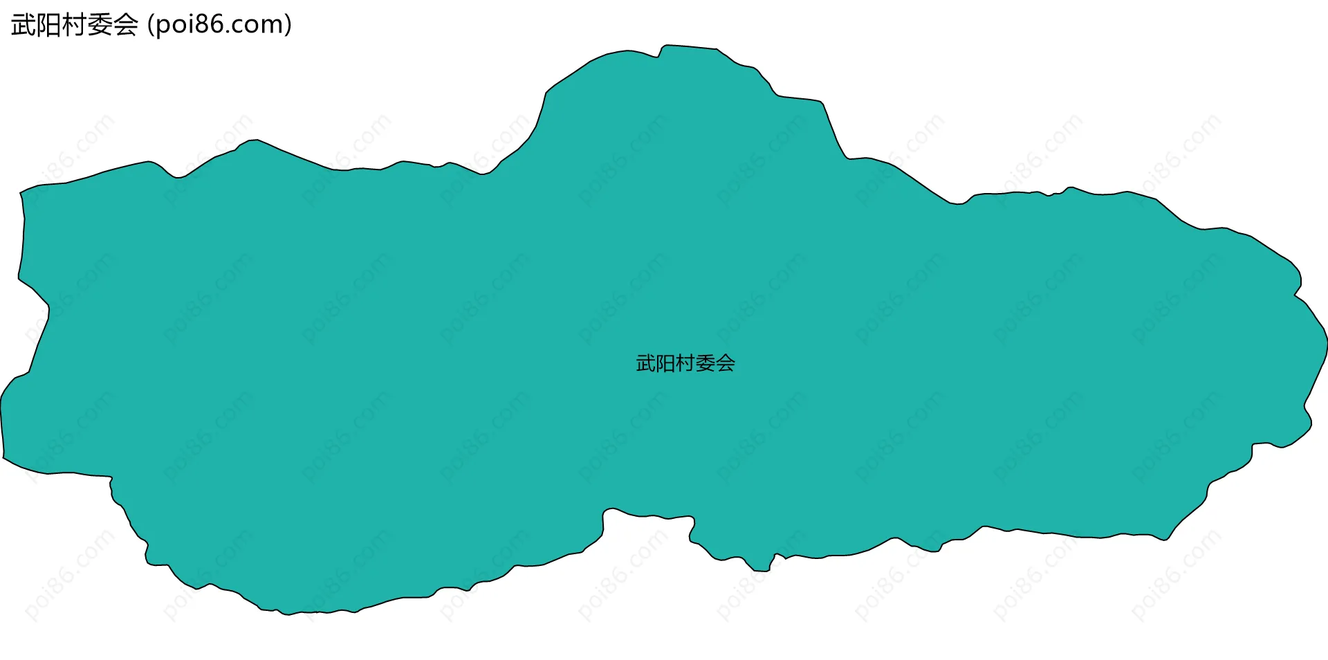 武阳村委会边界地图