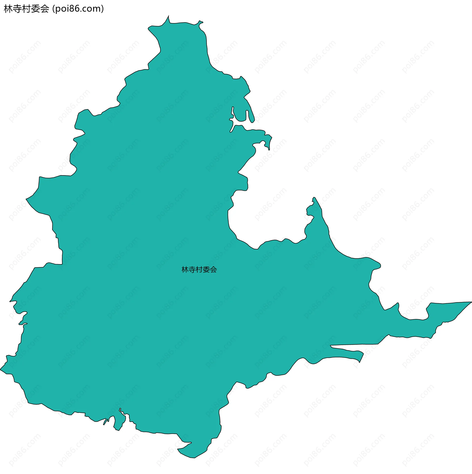 林寺村委会边界地图