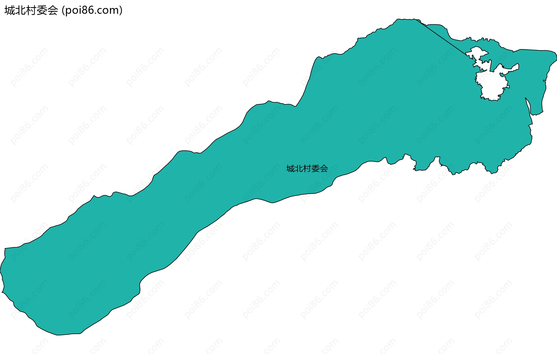 城北村委会边界地图