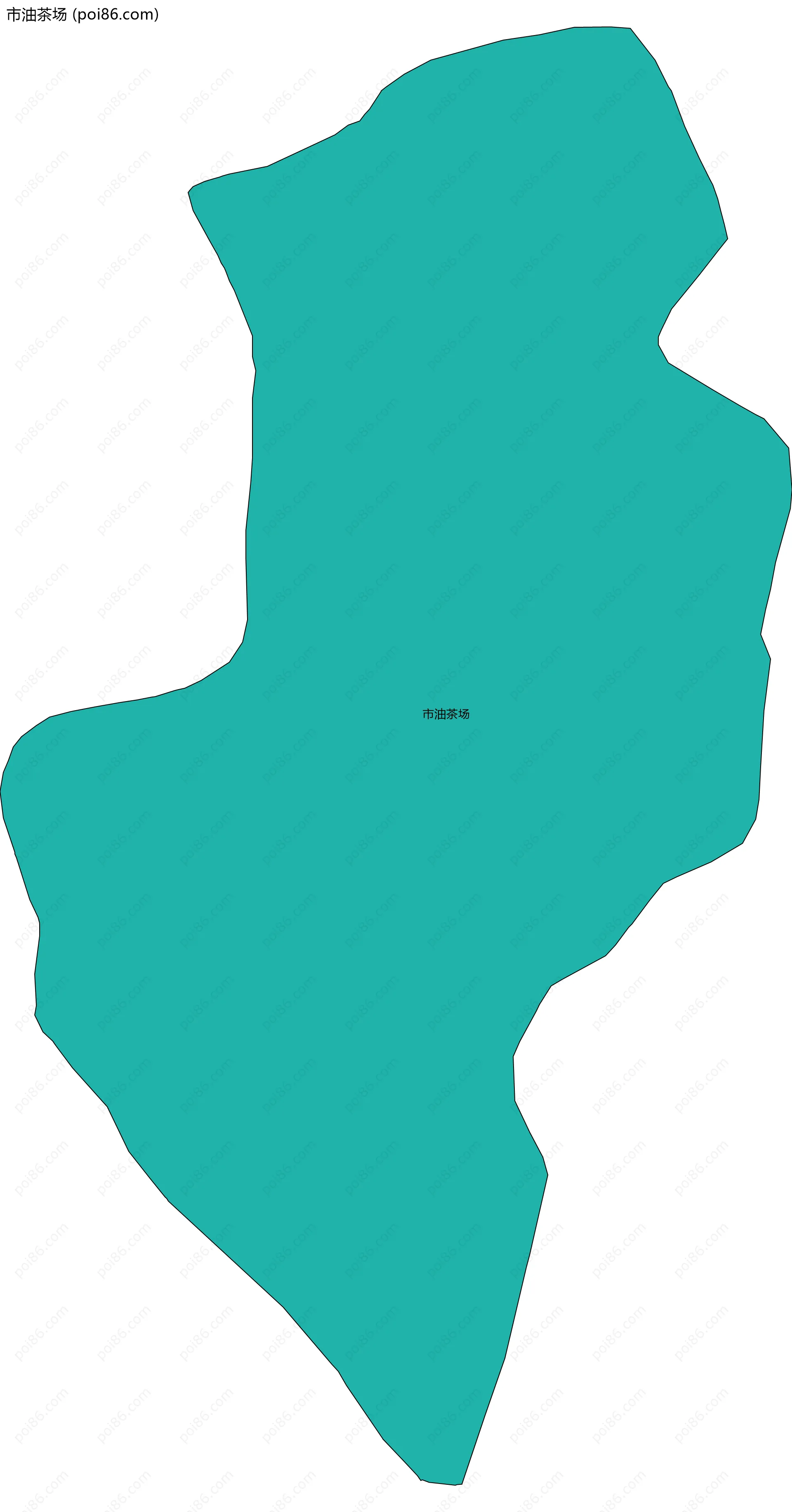 市油茶场边界地图