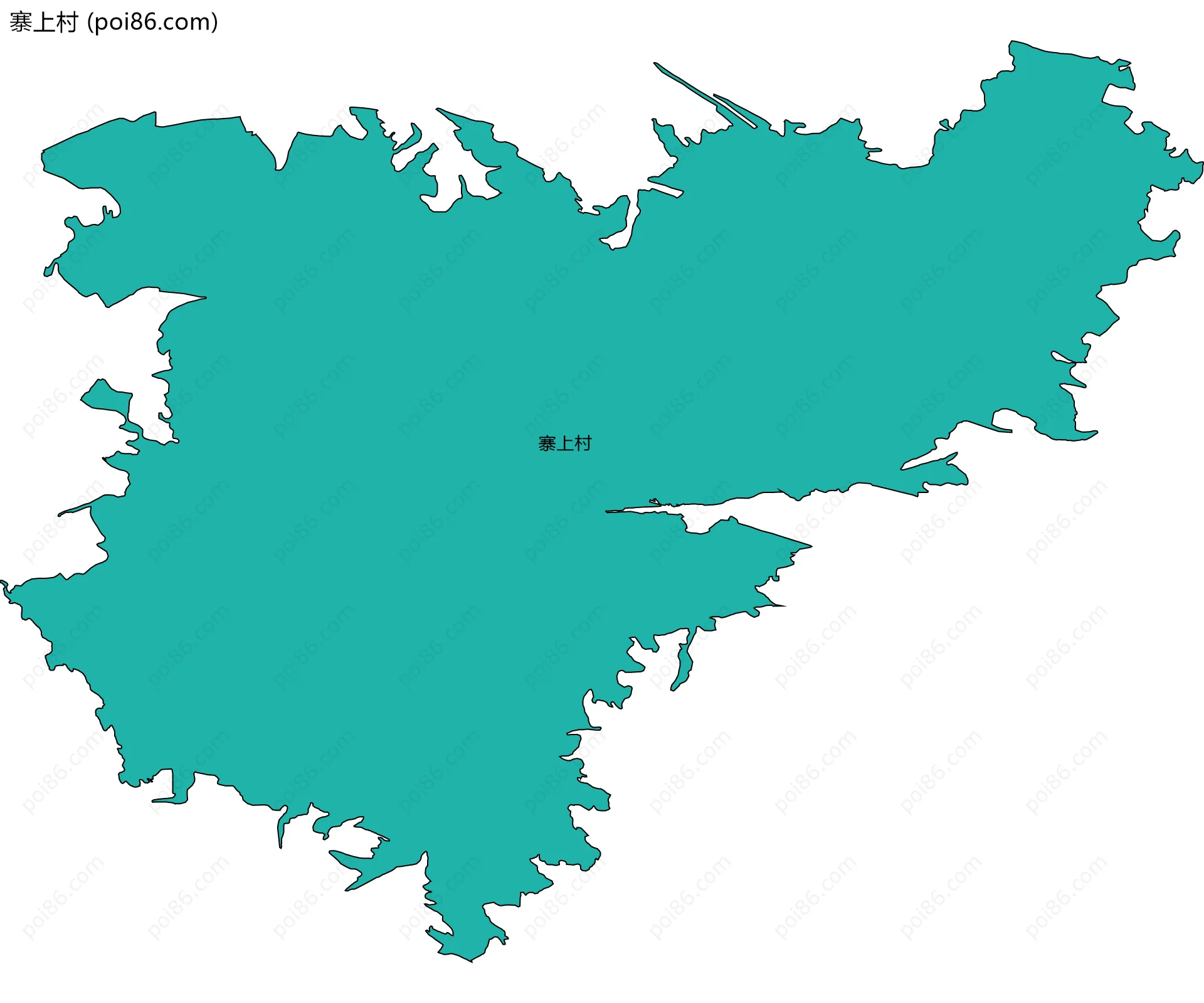 寨上村边界地图