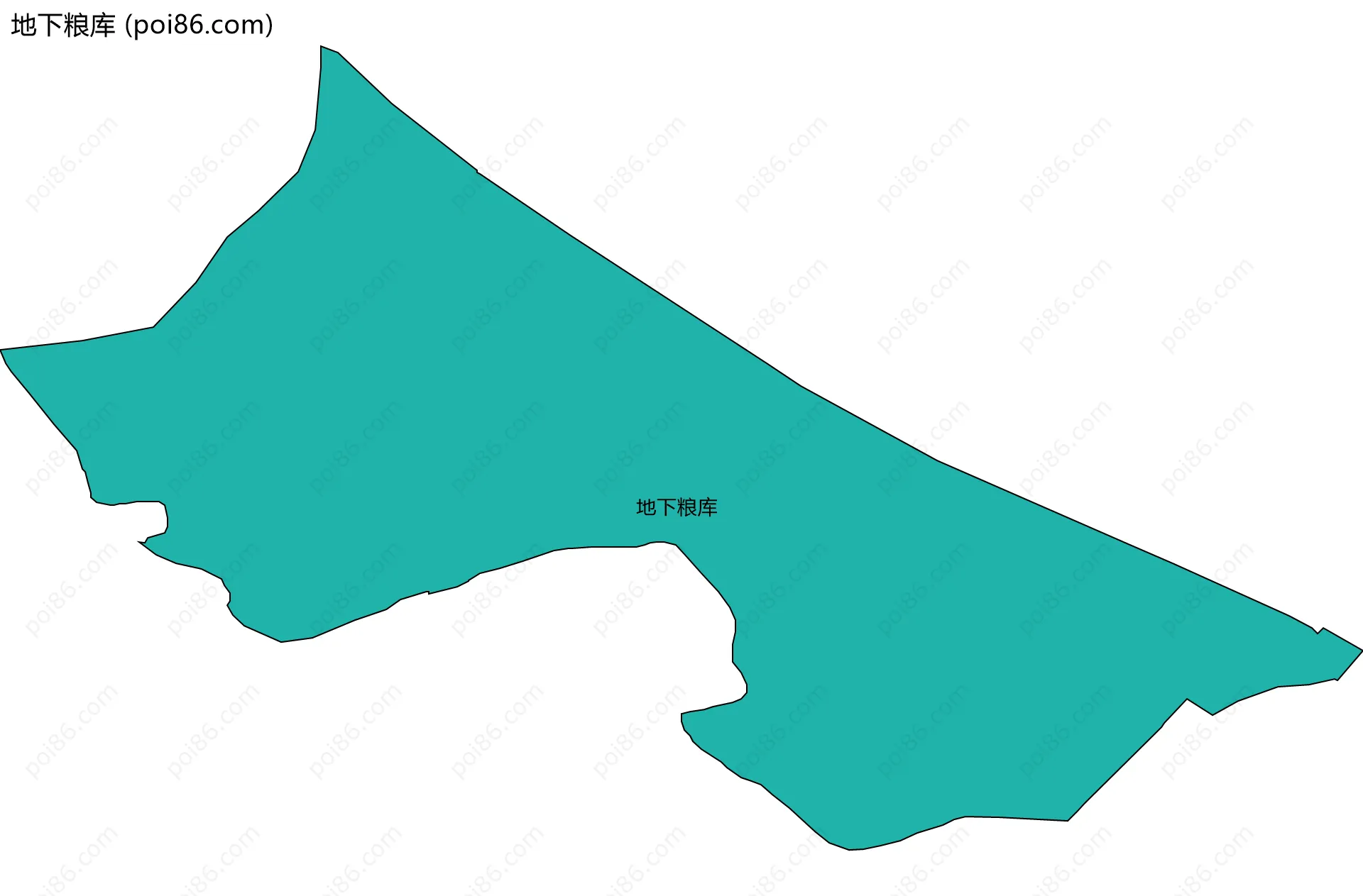 地下粮库边界地图