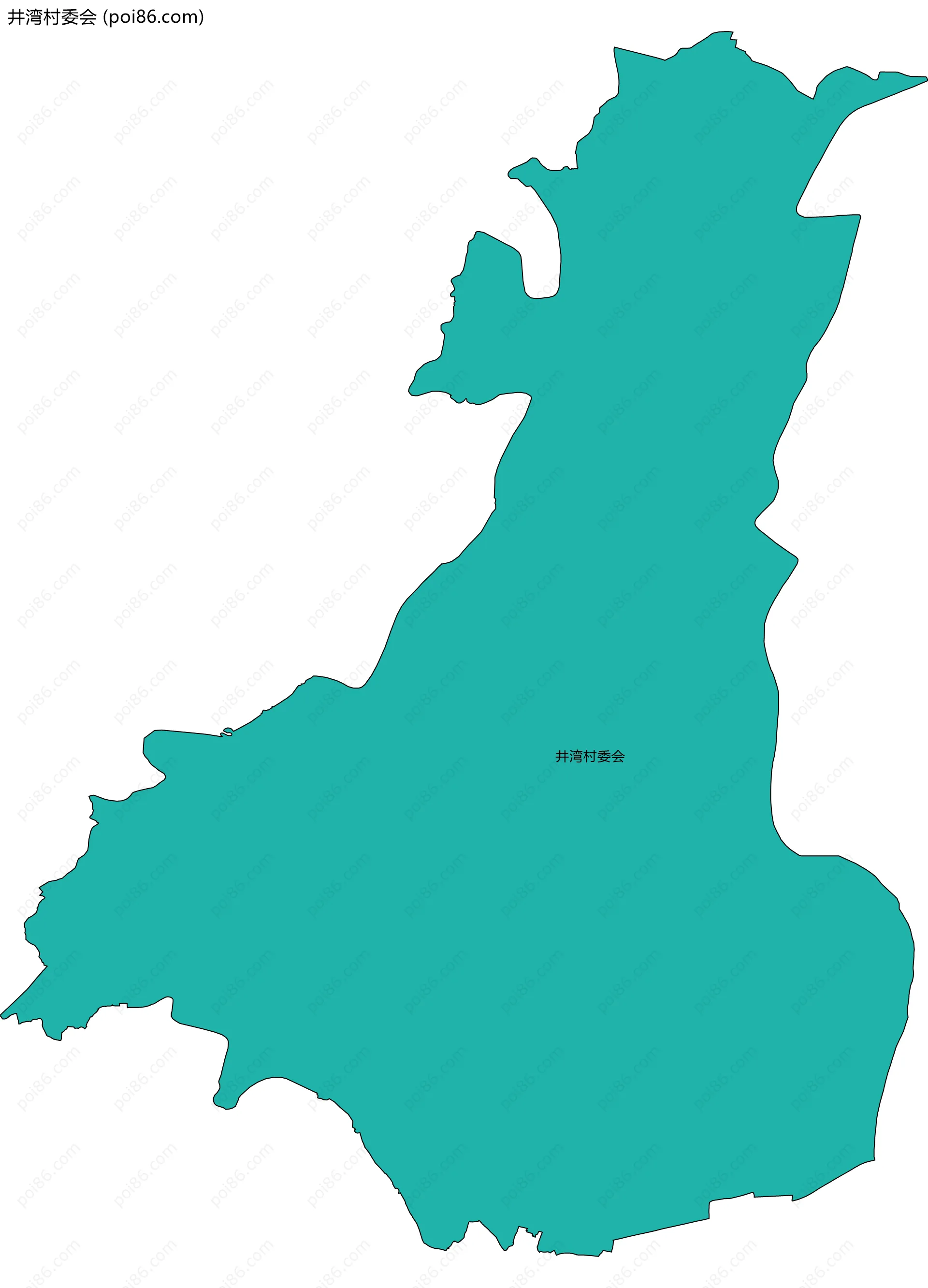 井湾村委会边界地图