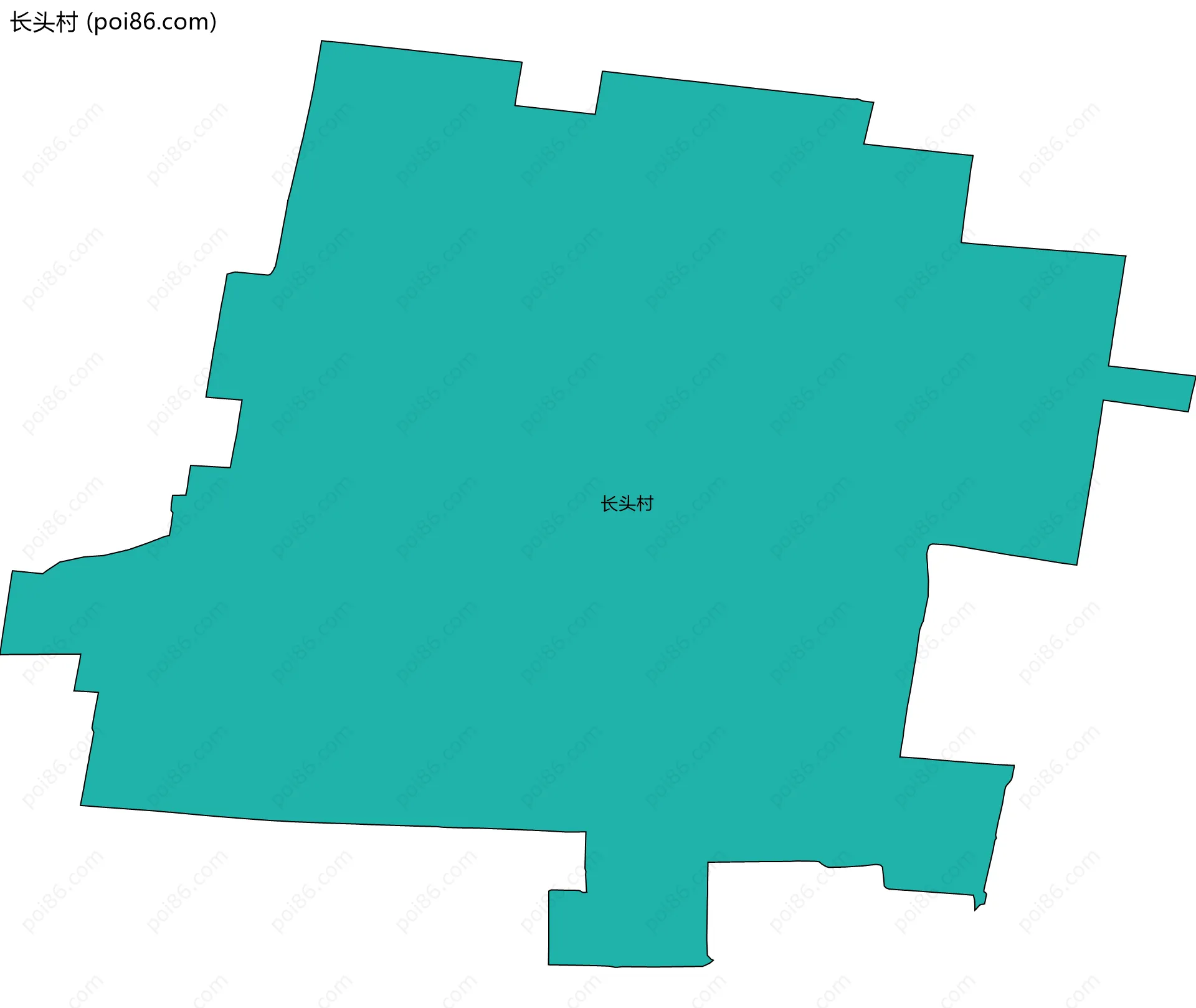 长头村边界地图