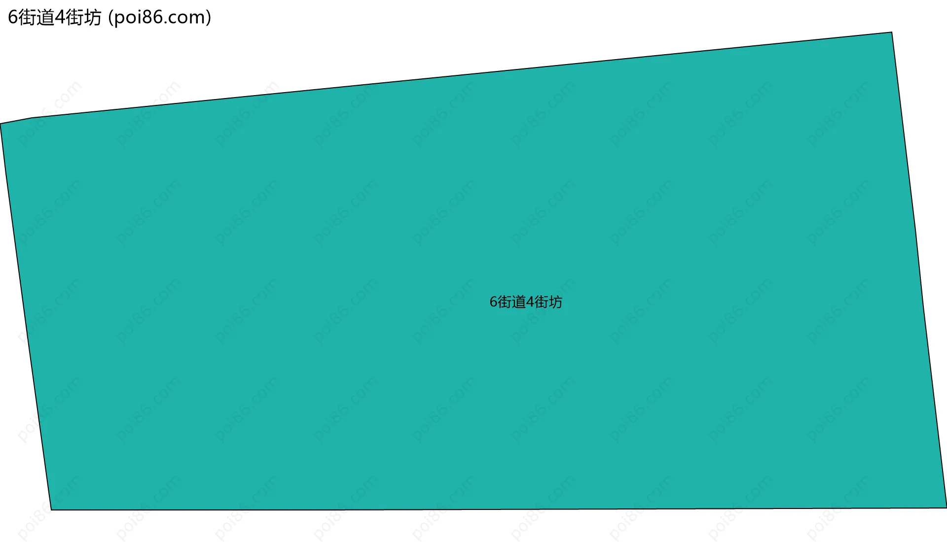 6街道4街坊边界地图