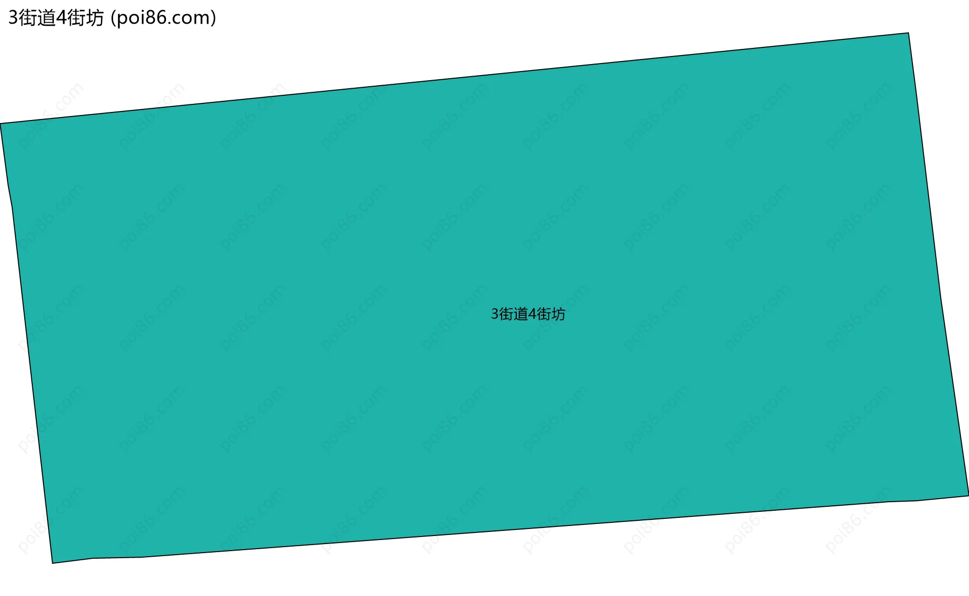 3街道4街坊边界地图