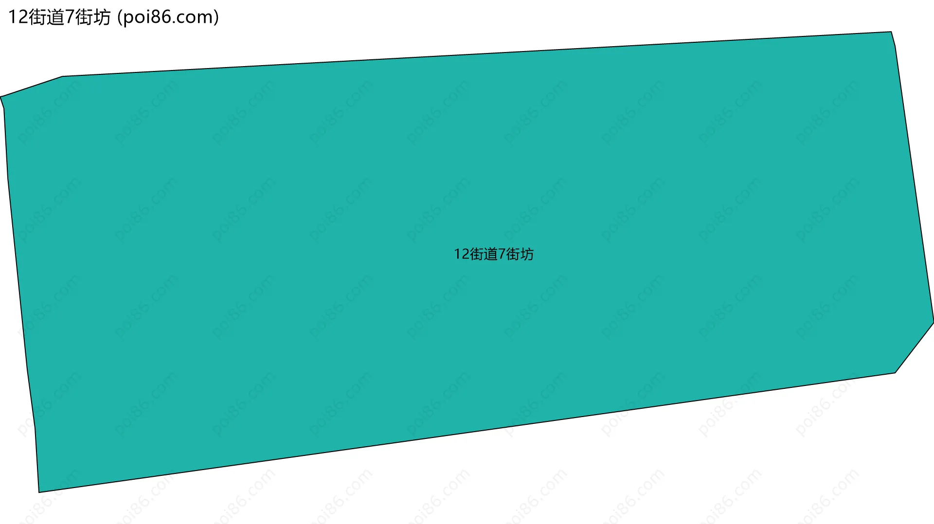 12街道7街坊边界地图