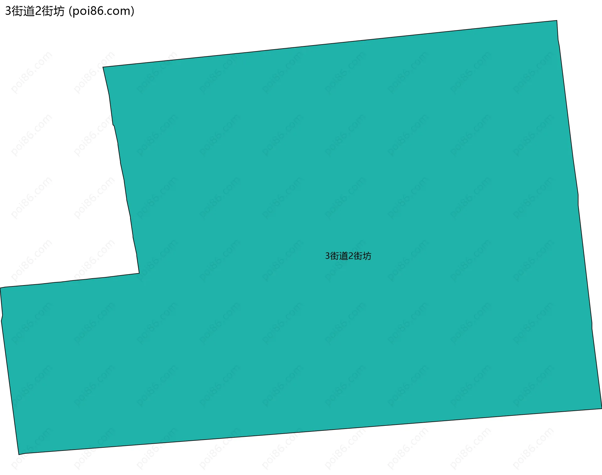 3街道2街坊边界地图