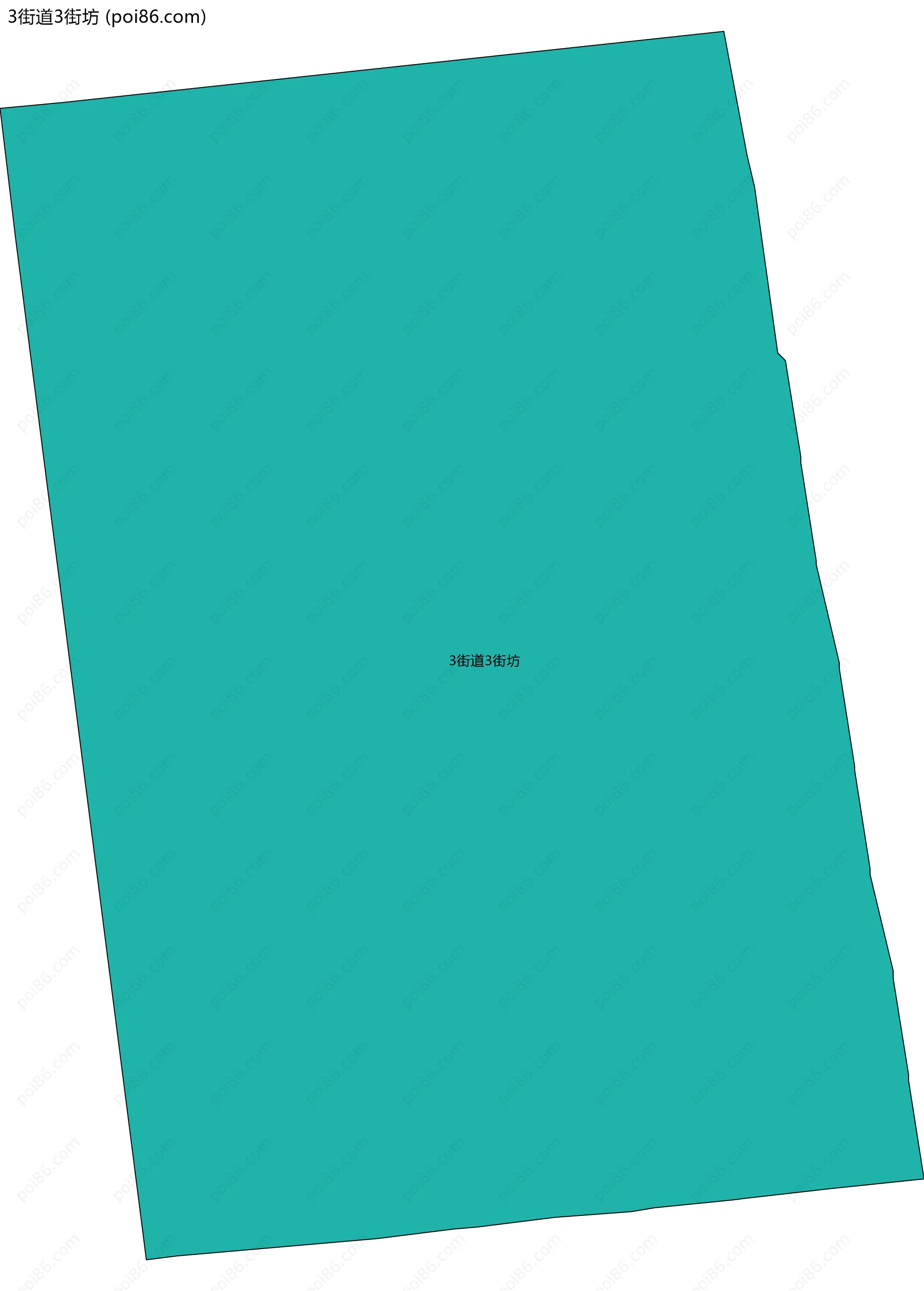 3街道3街坊边界地图