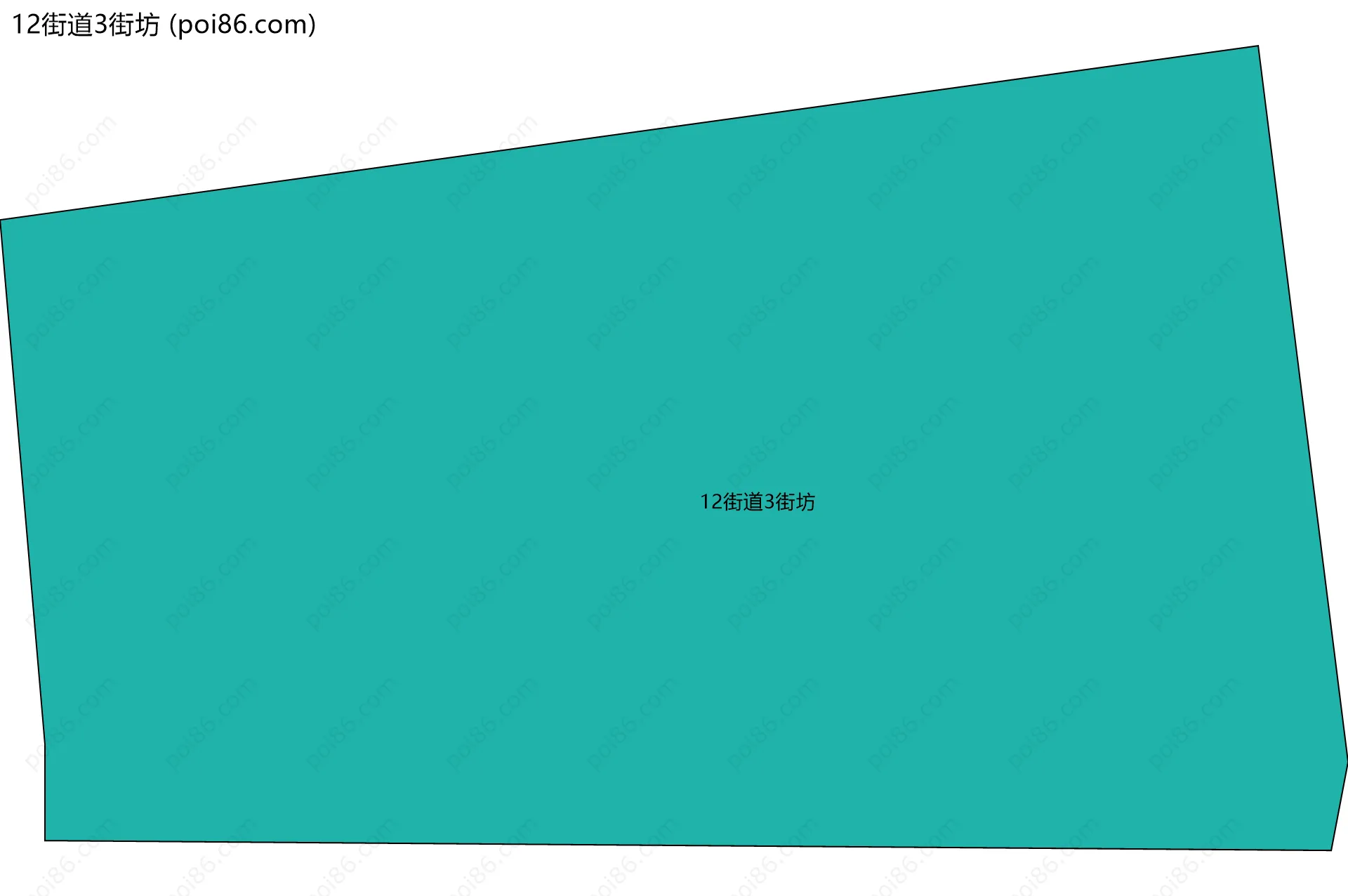 12街道3街坊边界地图