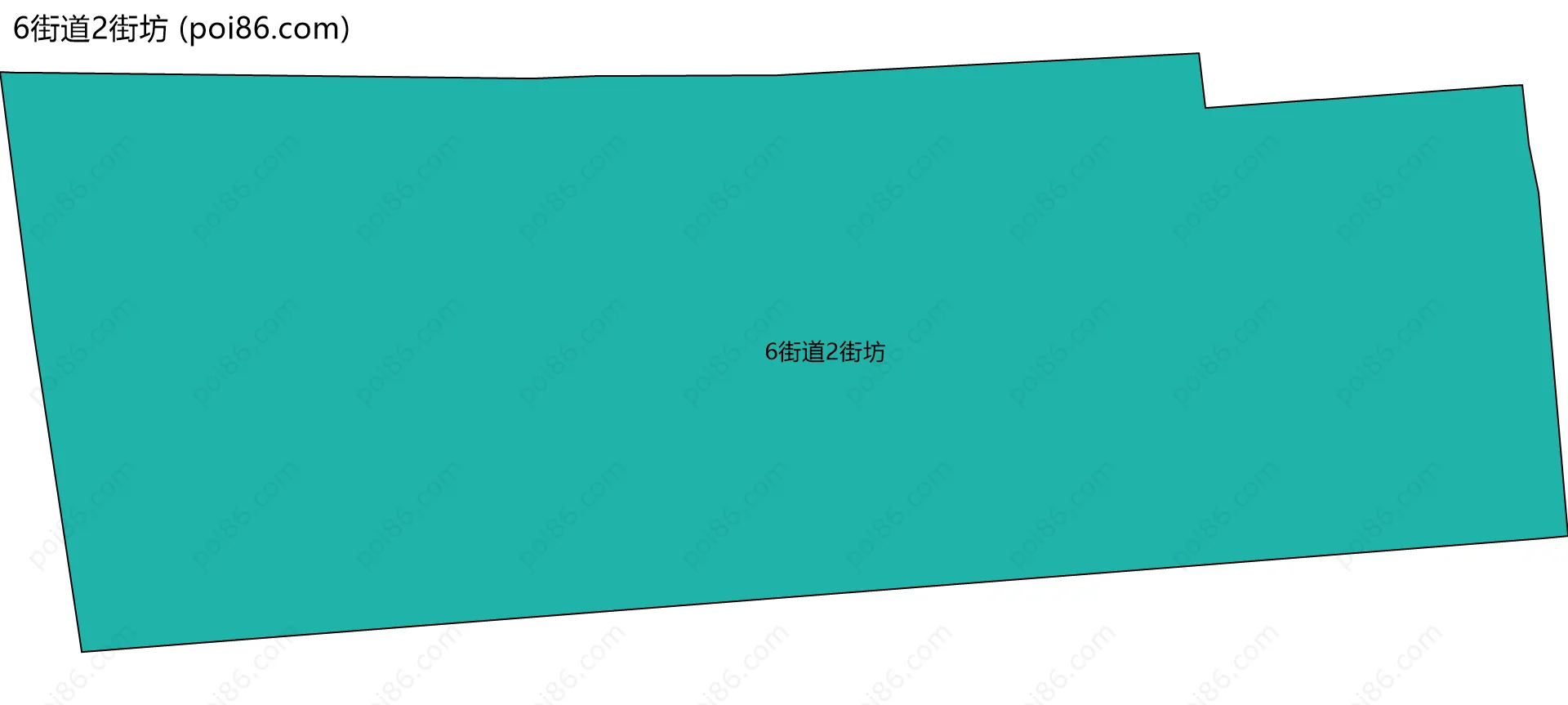 6街道2街坊边界地图