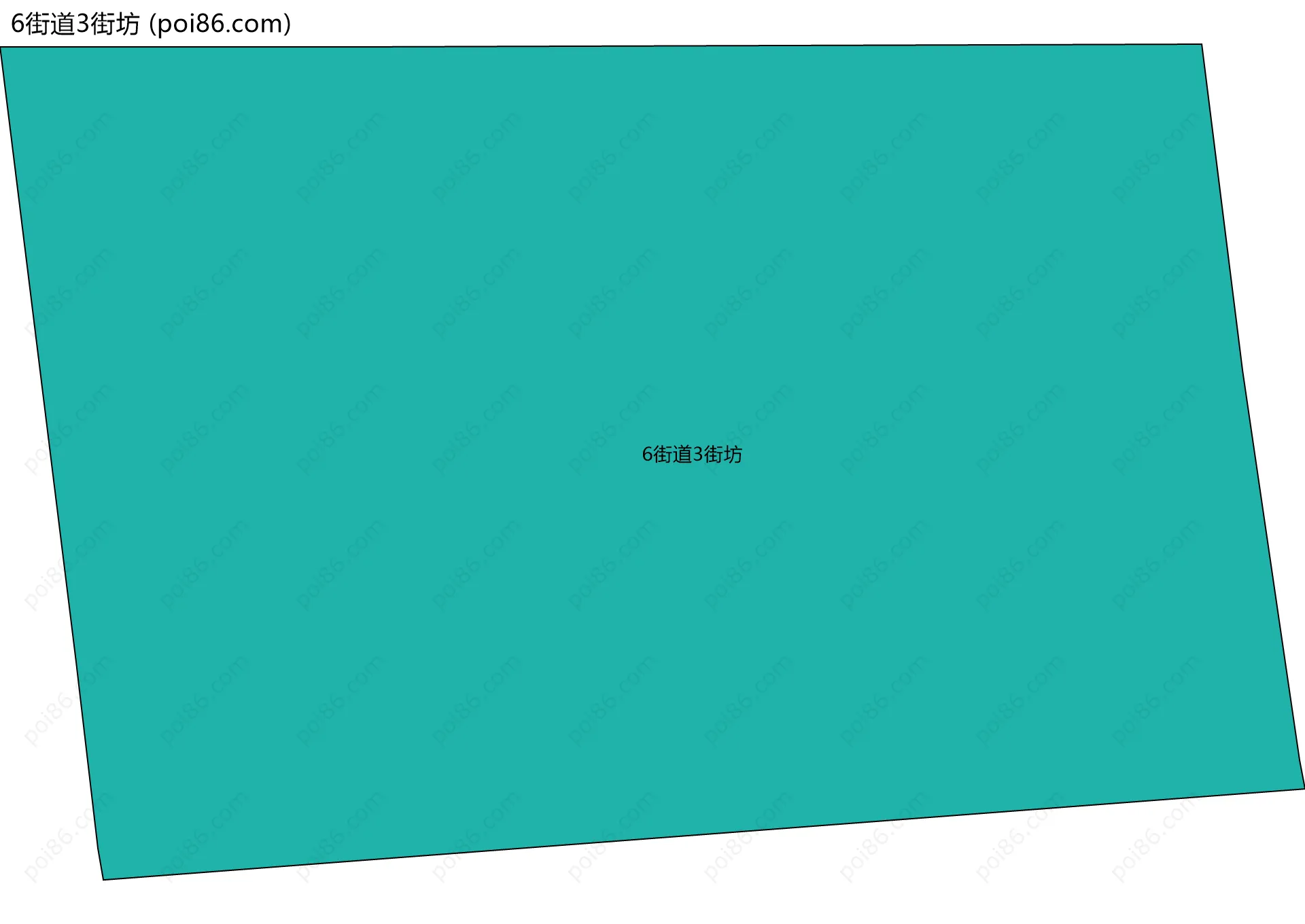 6街道3街坊边界地图