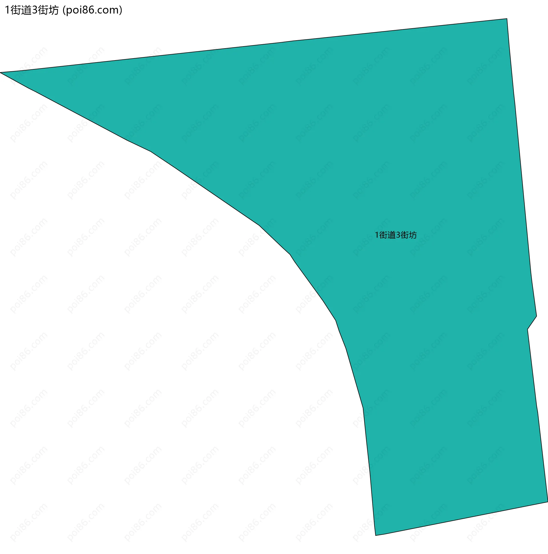 1街道3街坊边界地图