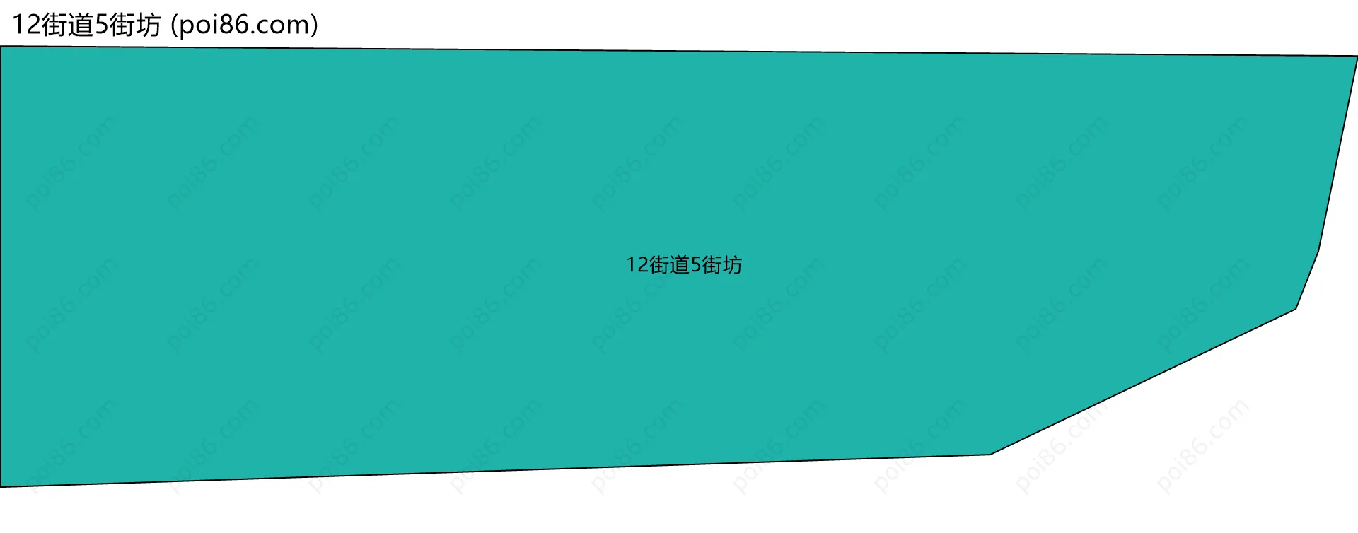 12街道5街坊边界地图