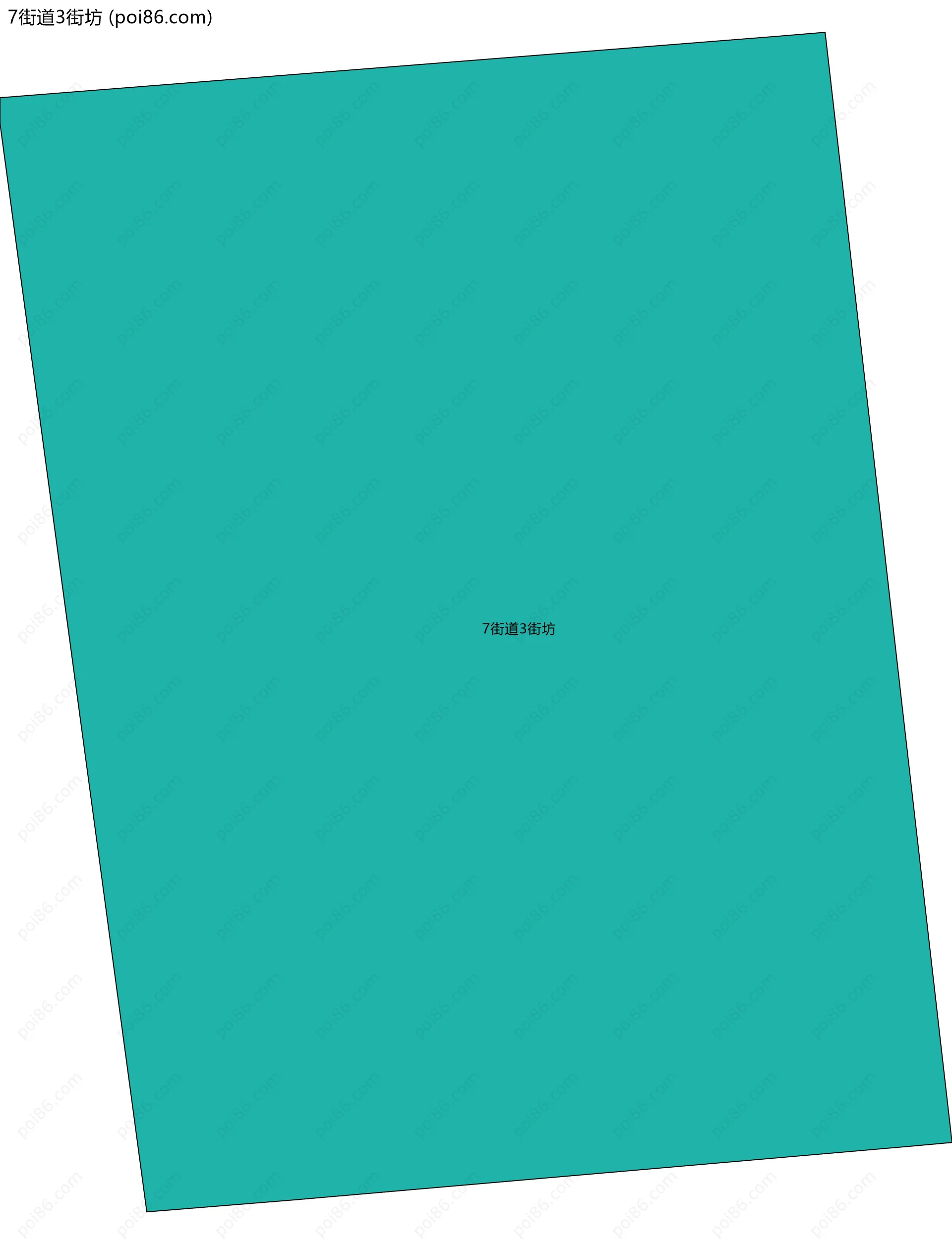 7街道3街坊边界地图