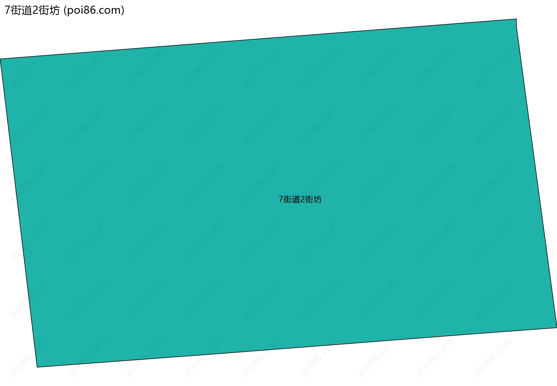7街道2街坊边界地图