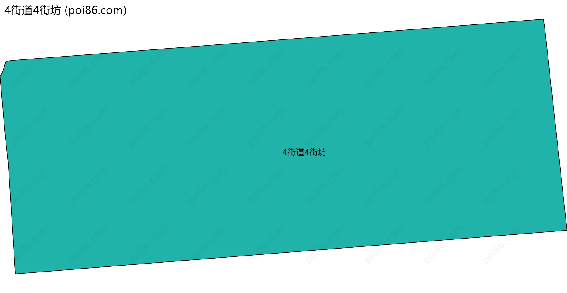 4街道4街坊边界地图