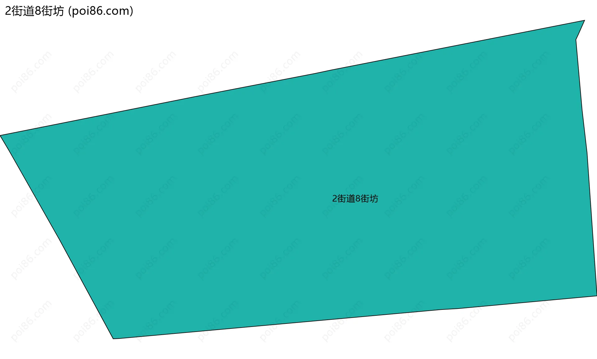 2街道8街坊边界地图
