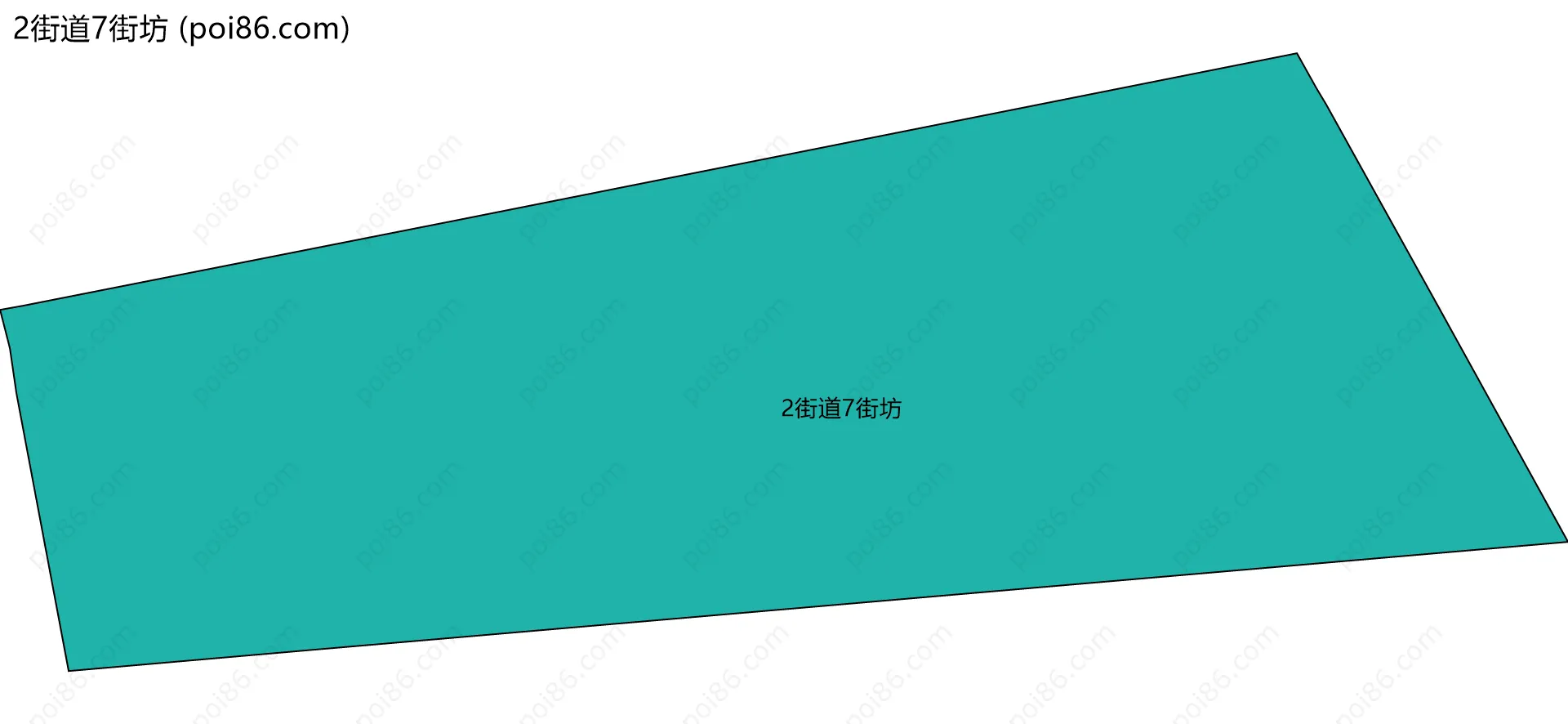 2街道7街坊边界地图