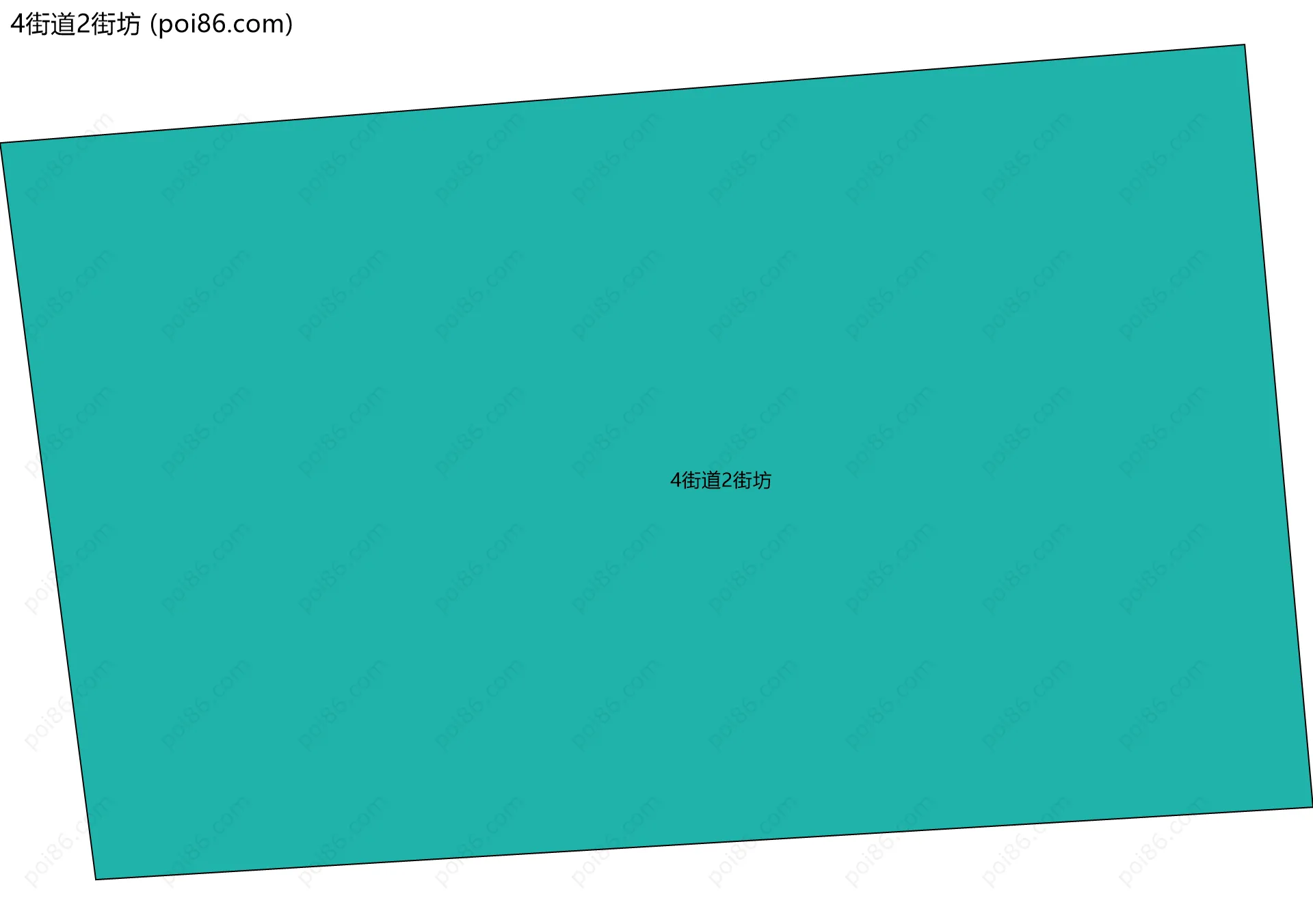 4街道2街坊边界地图