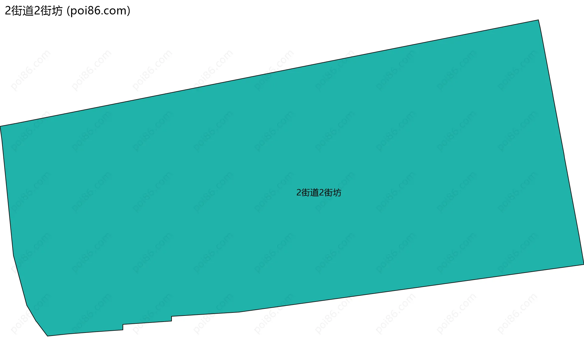 2街道2街坊边界地图