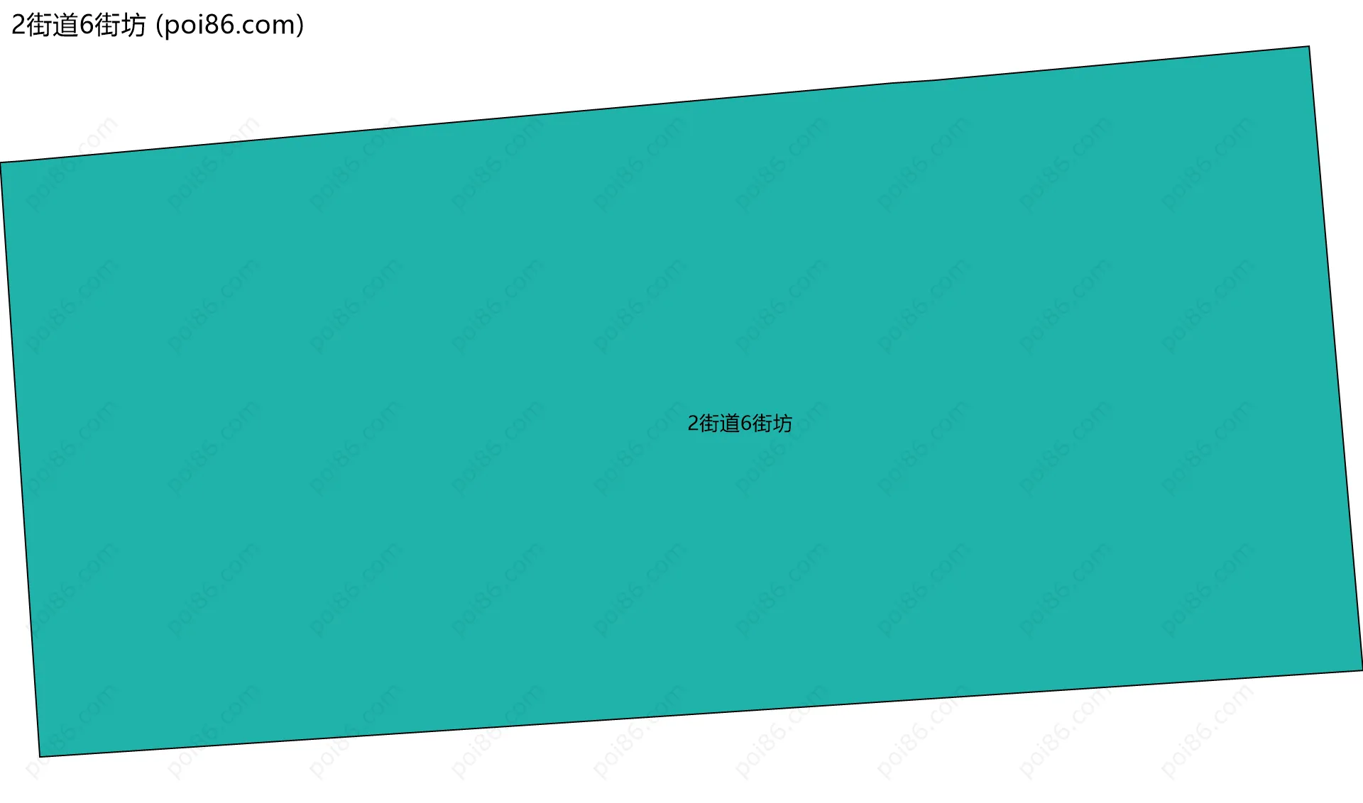 2街道6街坊边界地图