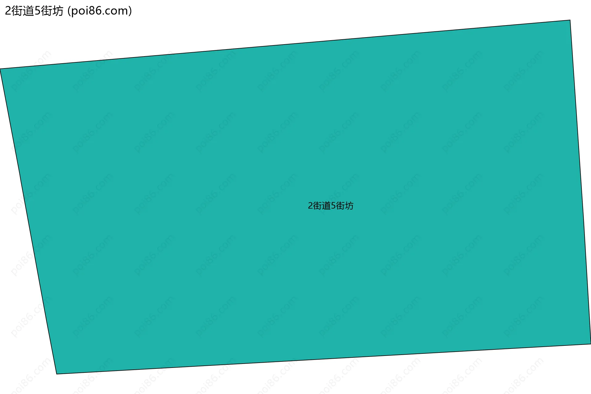 2街道5街坊边界地图