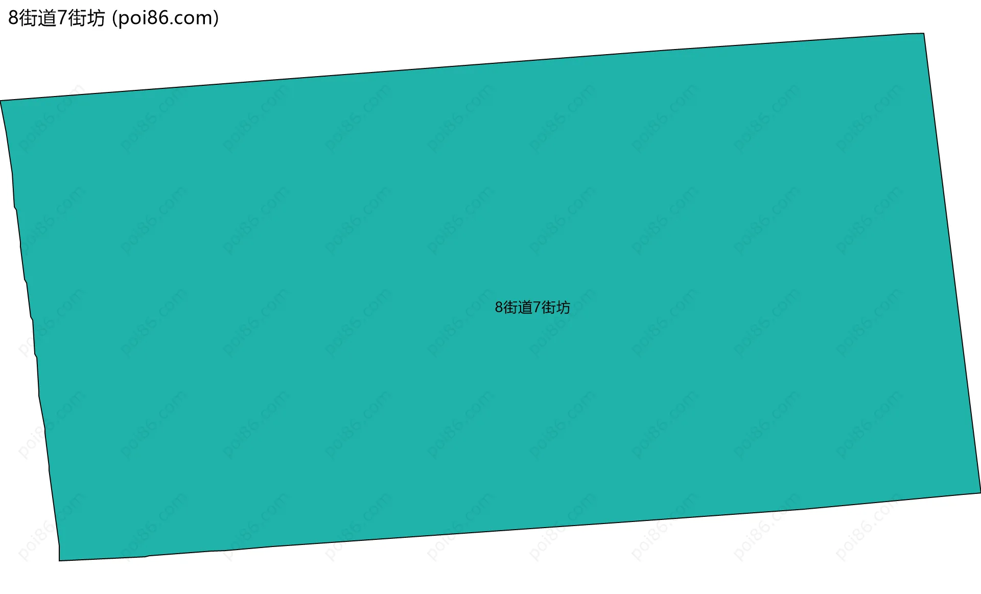 8街道7街坊边界地图