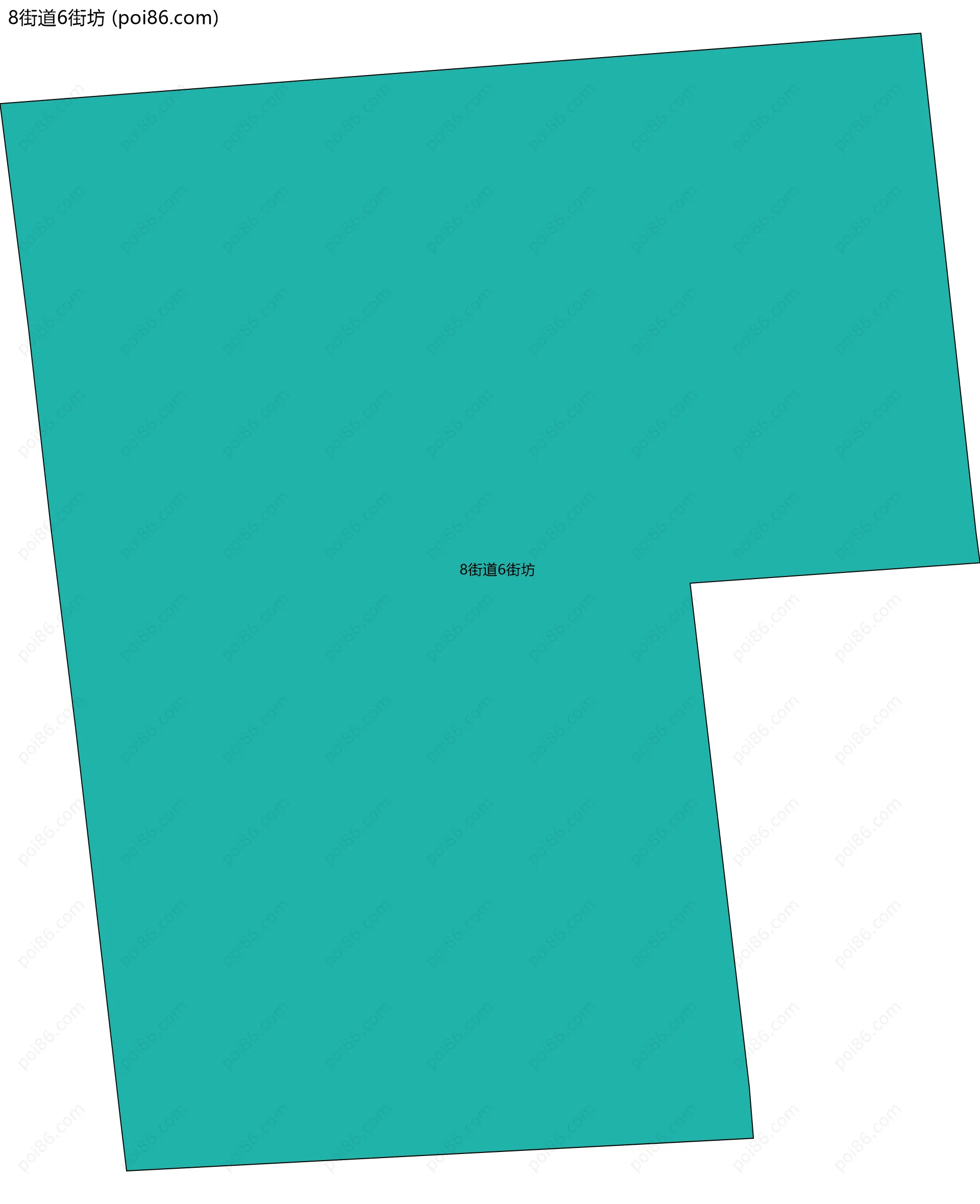8街道6街坊边界地图