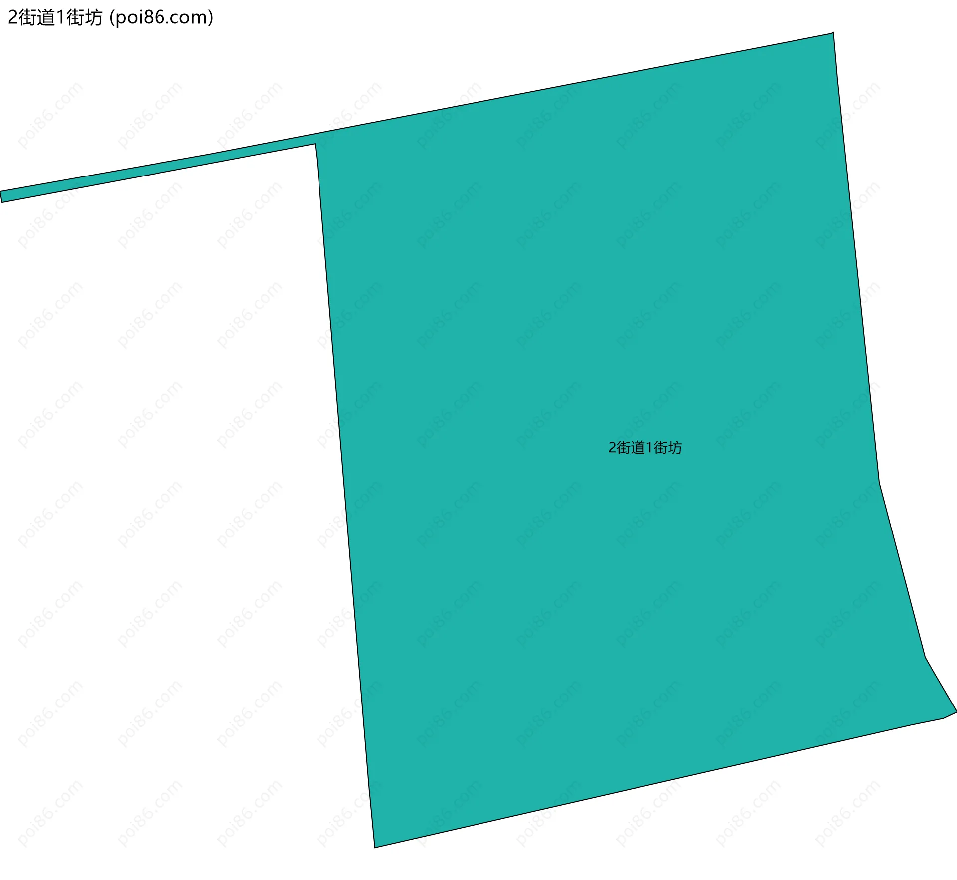 2街道1街坊边界地图
