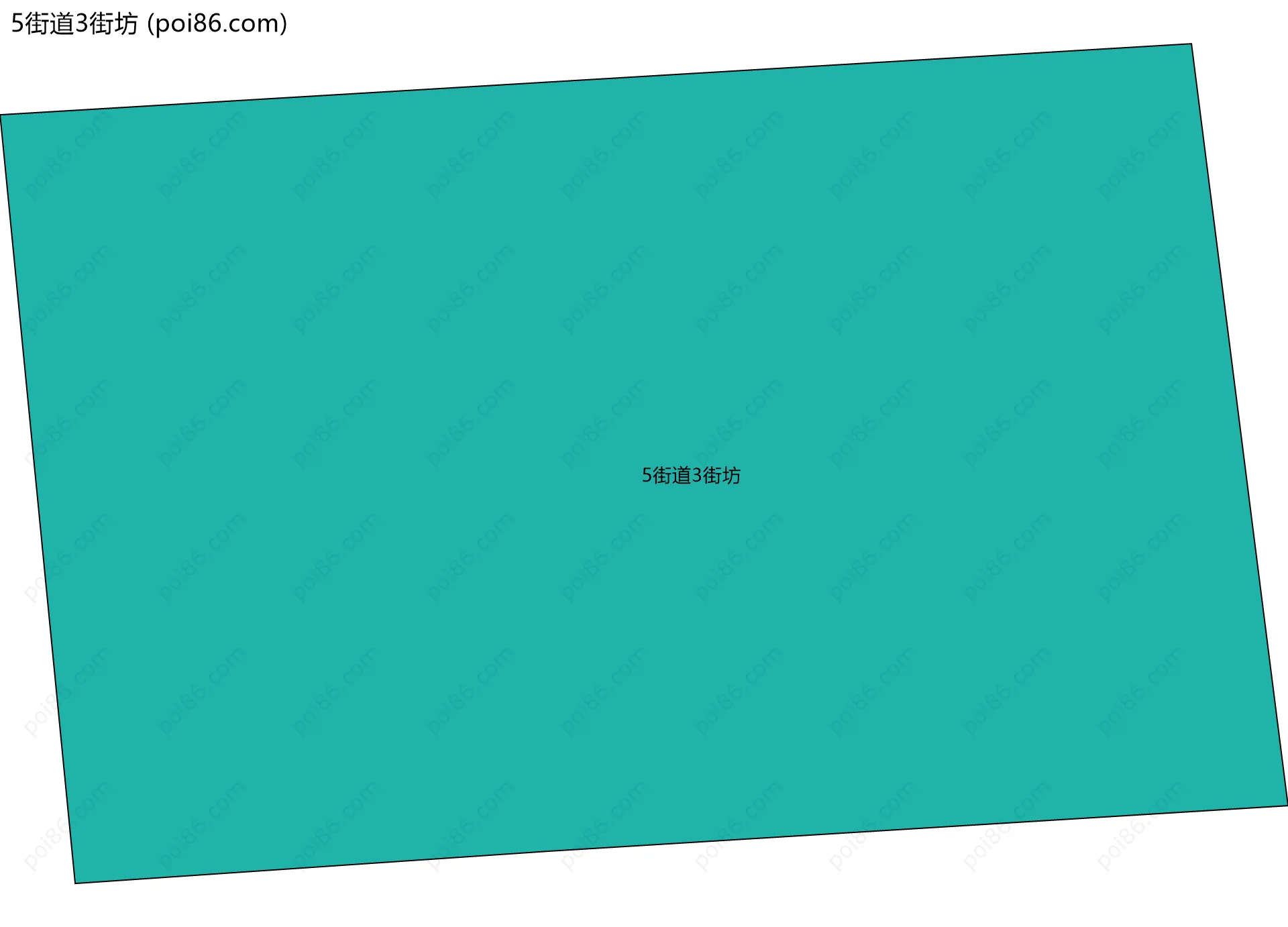 5街道3街坊边界地图