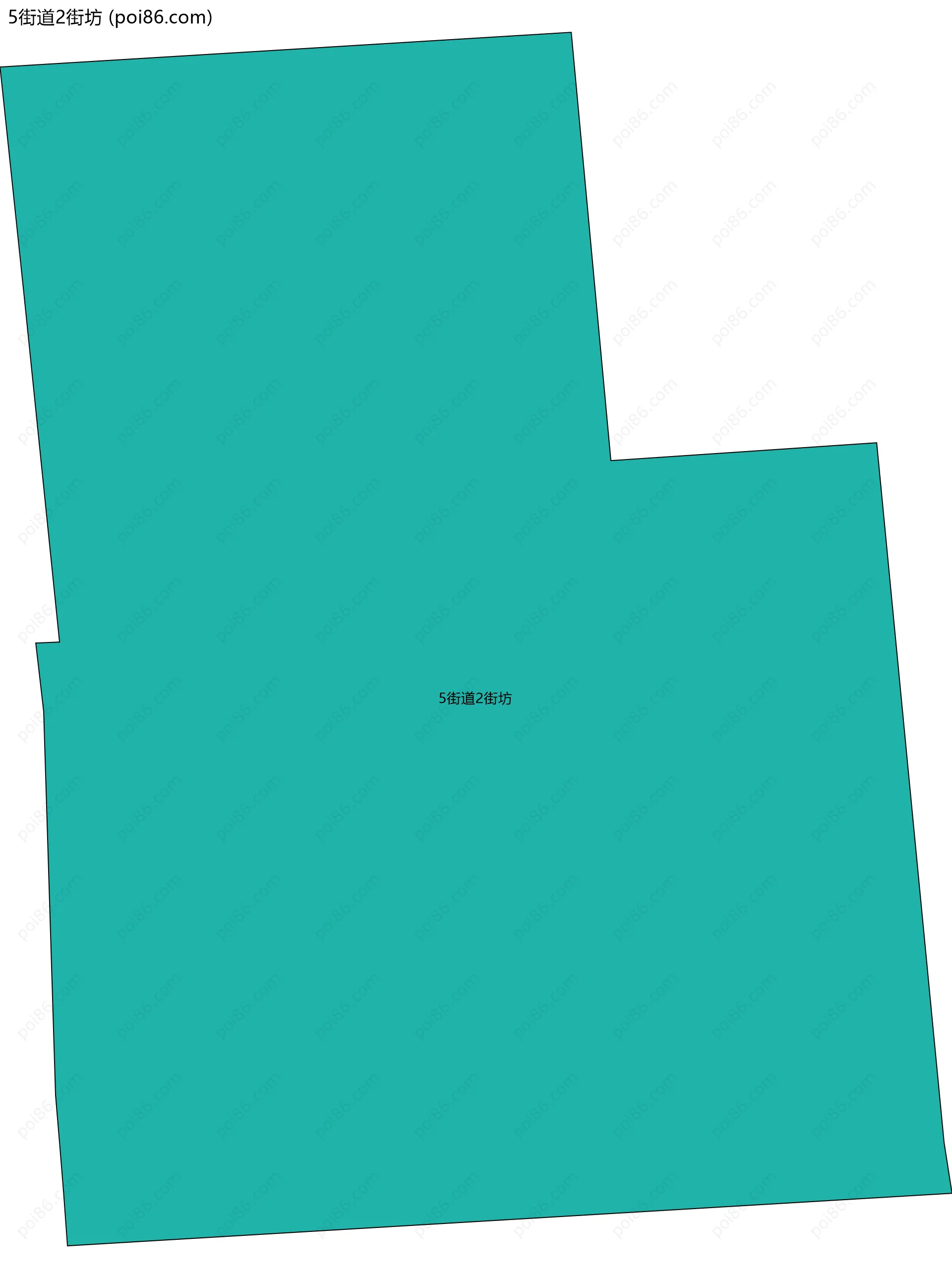 5街道2街坊边界地图