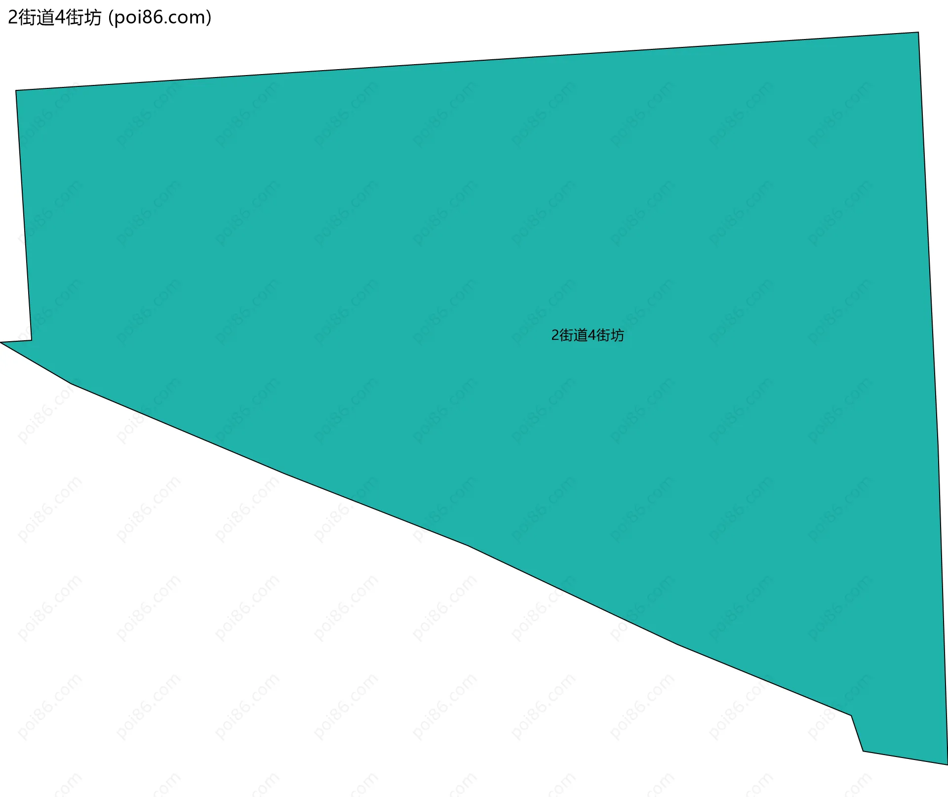 2街道4街坊边界地图