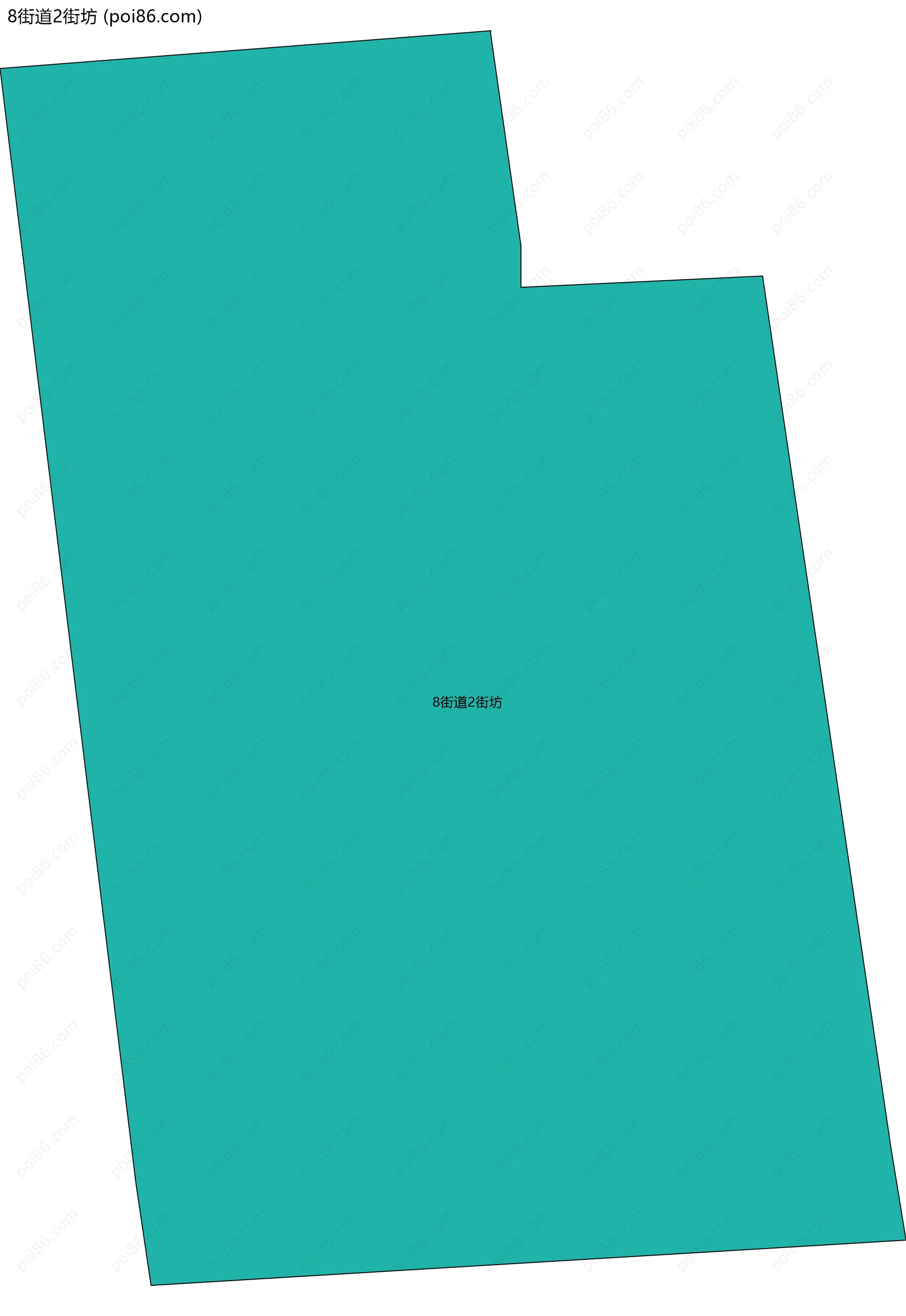 8街道2街坊边界地图