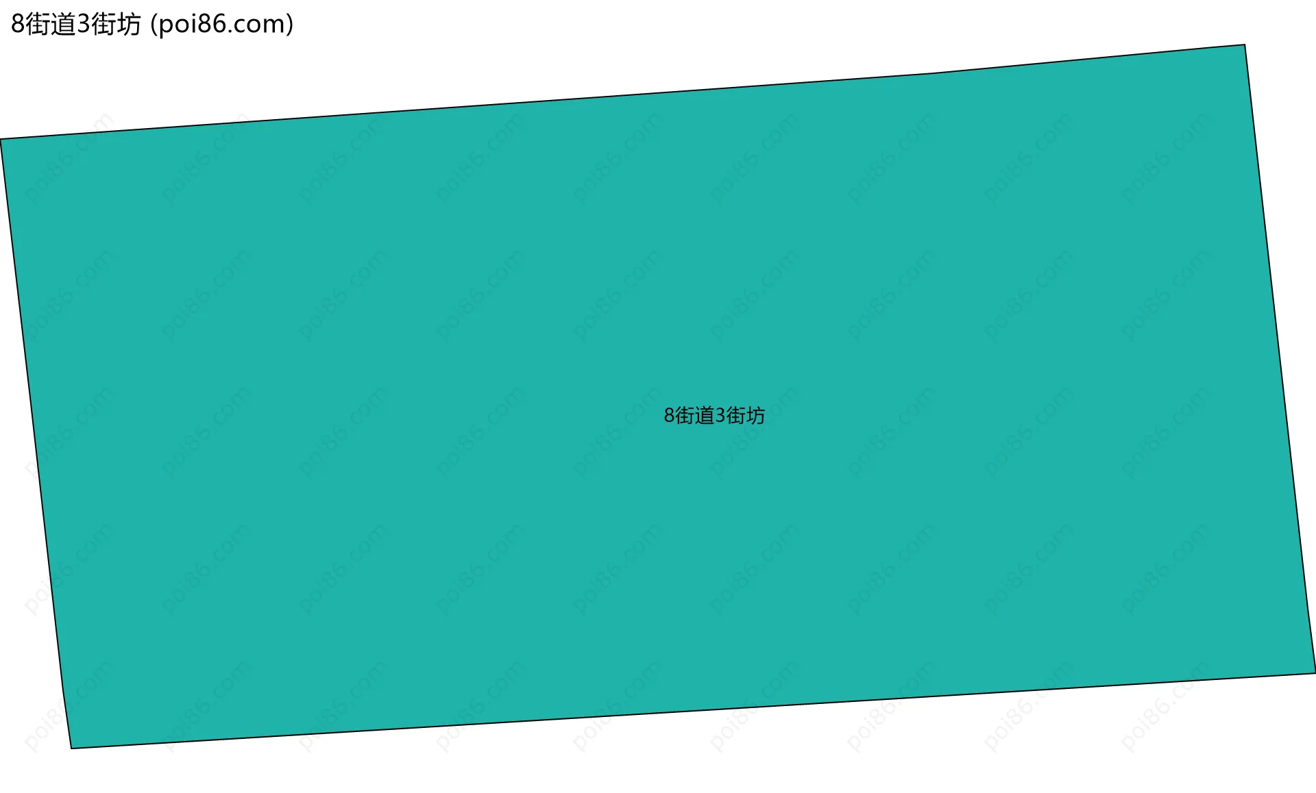 8街道3街坊边界地图