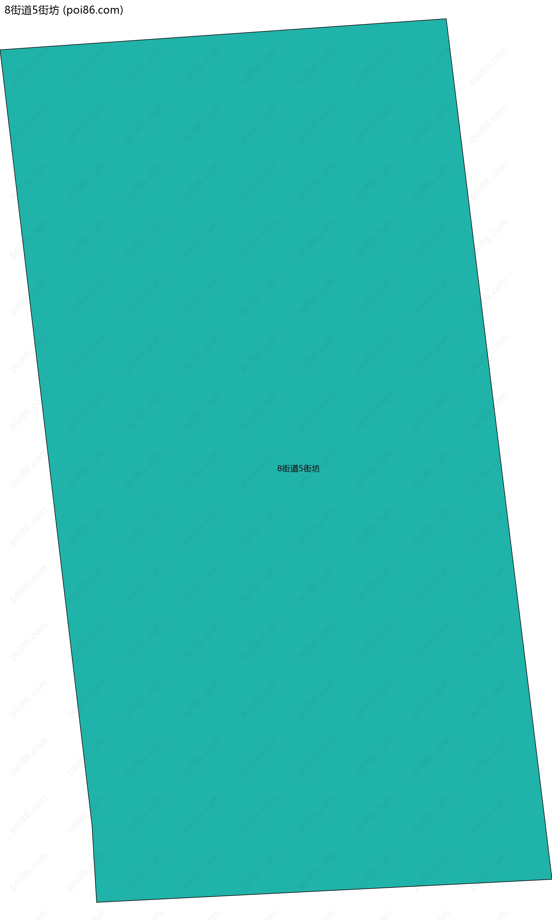 8街道5街坊边界地图