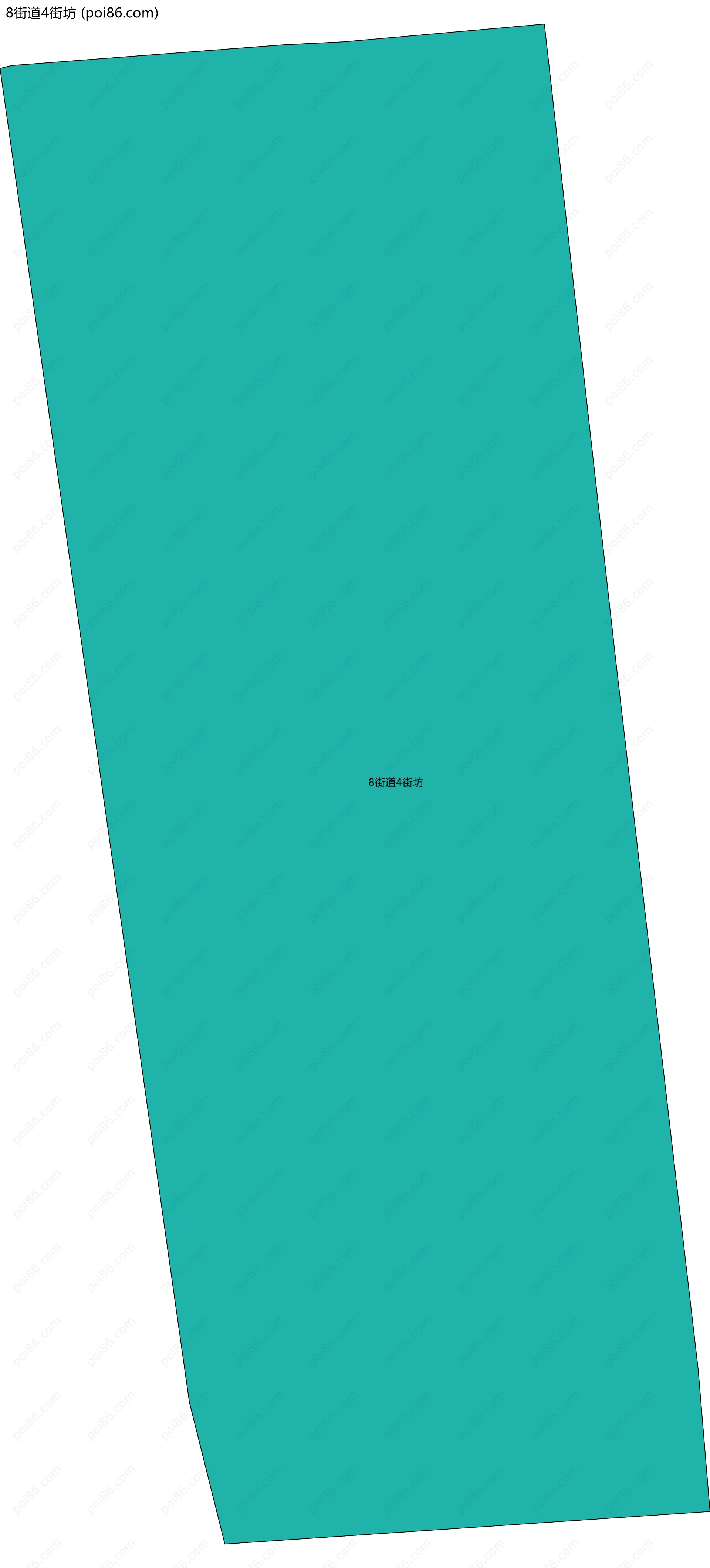 8街道4街坊边界地图