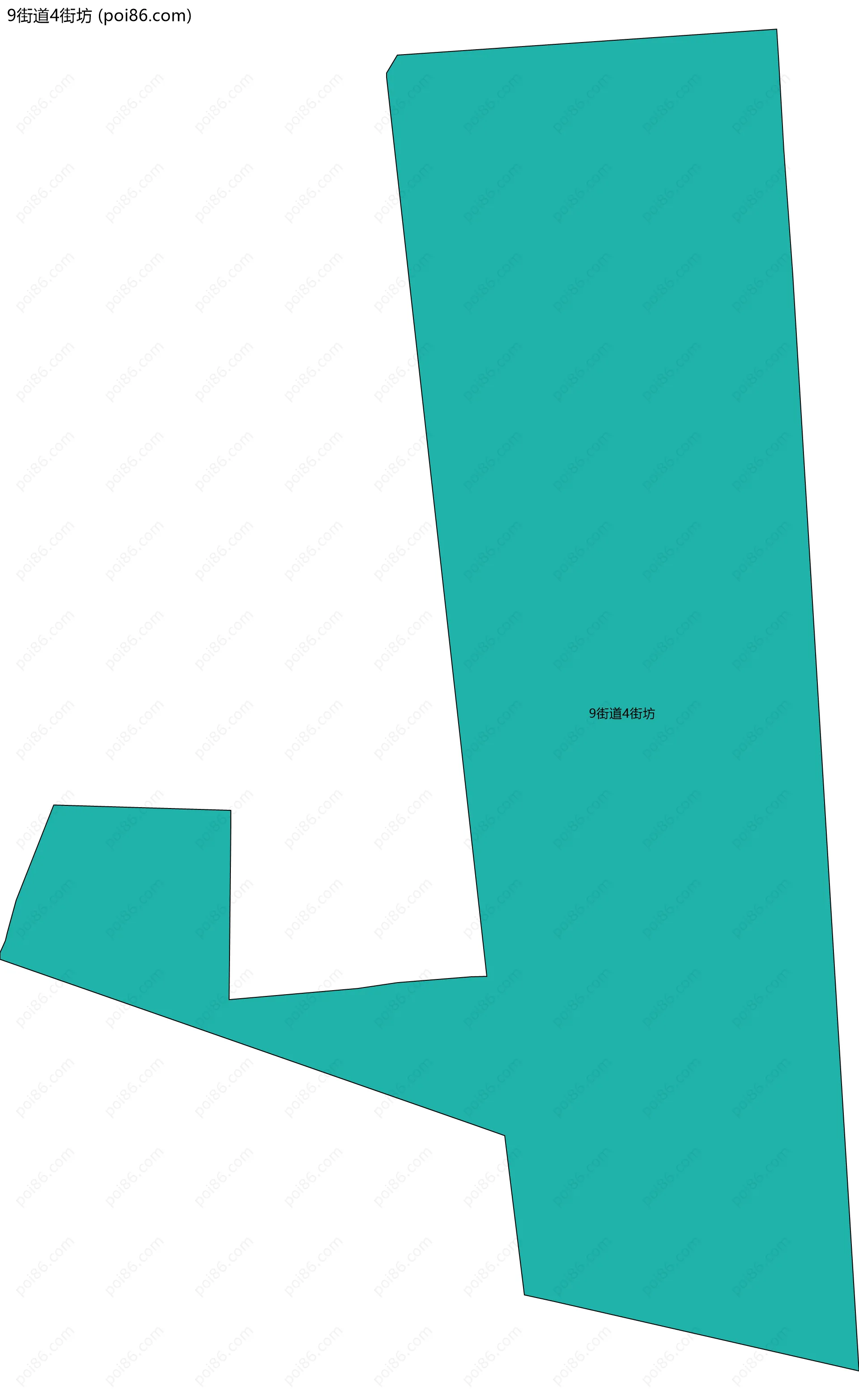 9街道4街坊边界地图