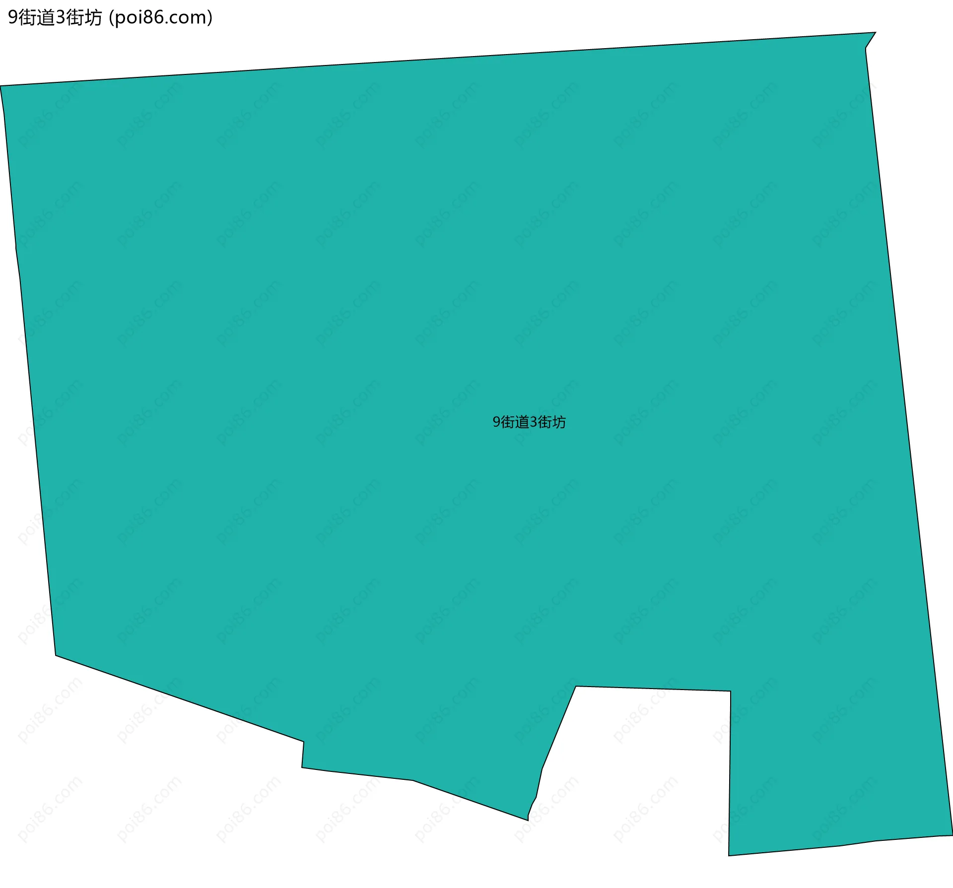 9街道3街坊边界地图