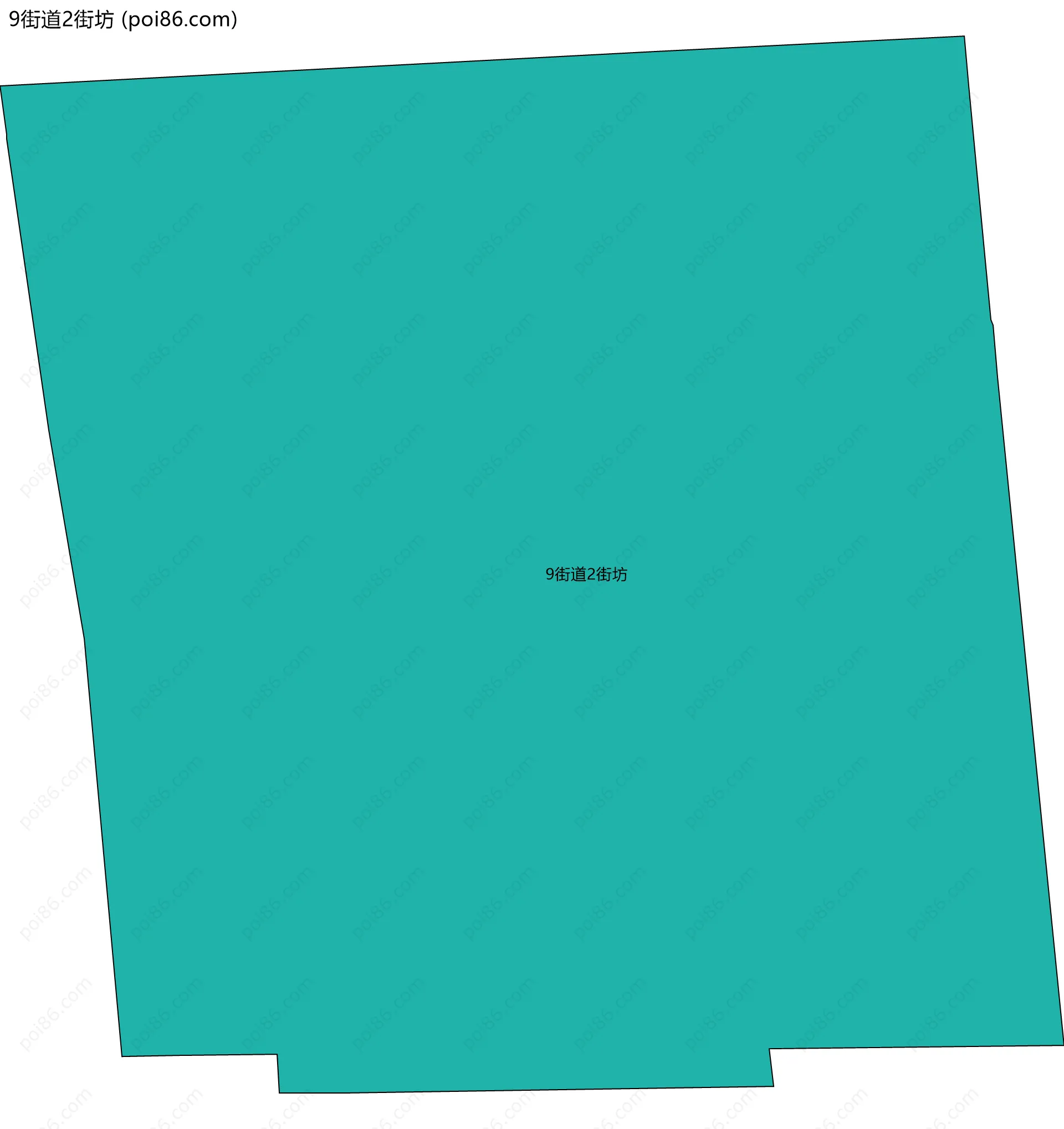 9街道2街坊边界地图