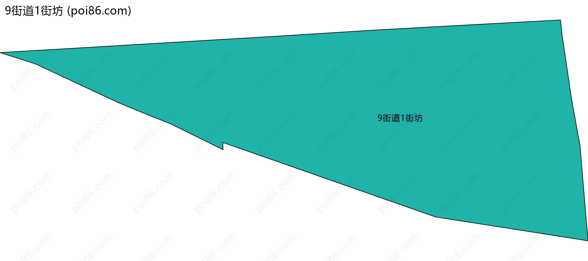 9街道1街坊边界地图